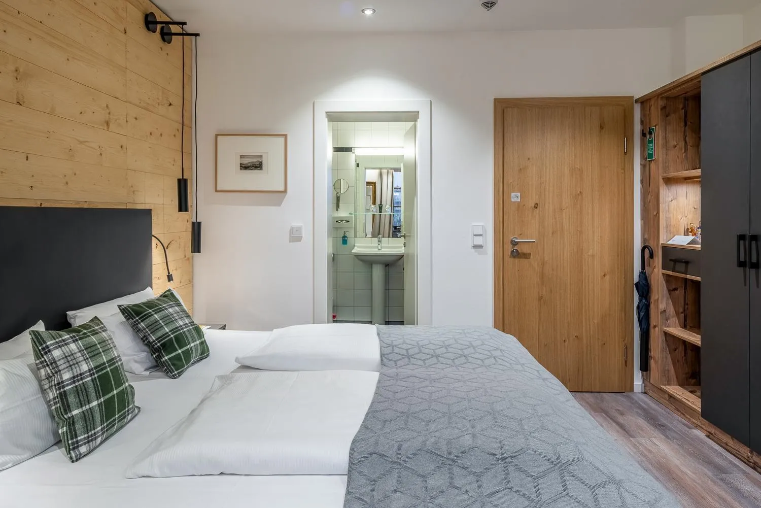 Photo of the whole room, Bed in Hotel Neuer am See