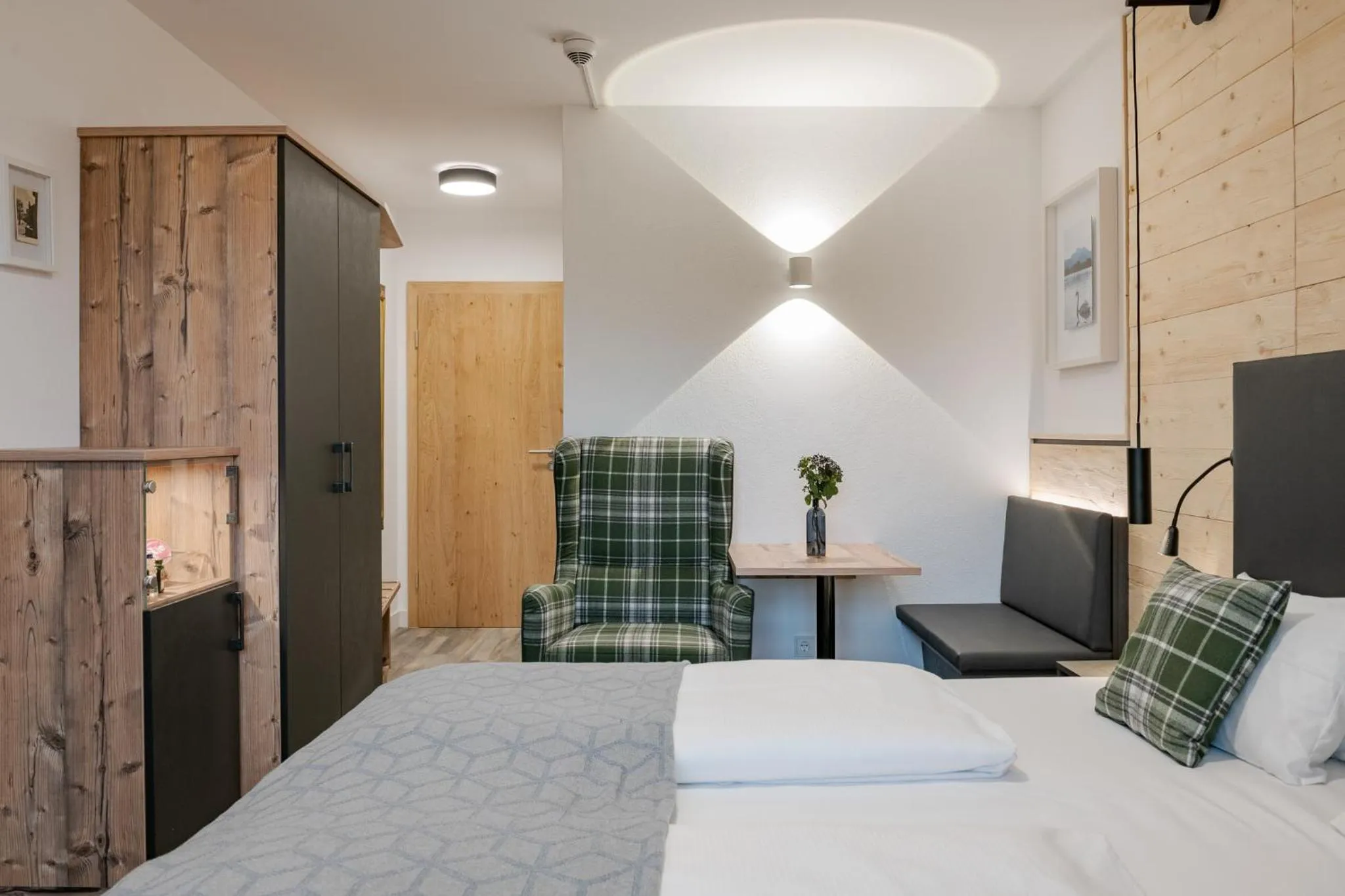 Photo of the whole room, Bed in Hotel Neuer am See