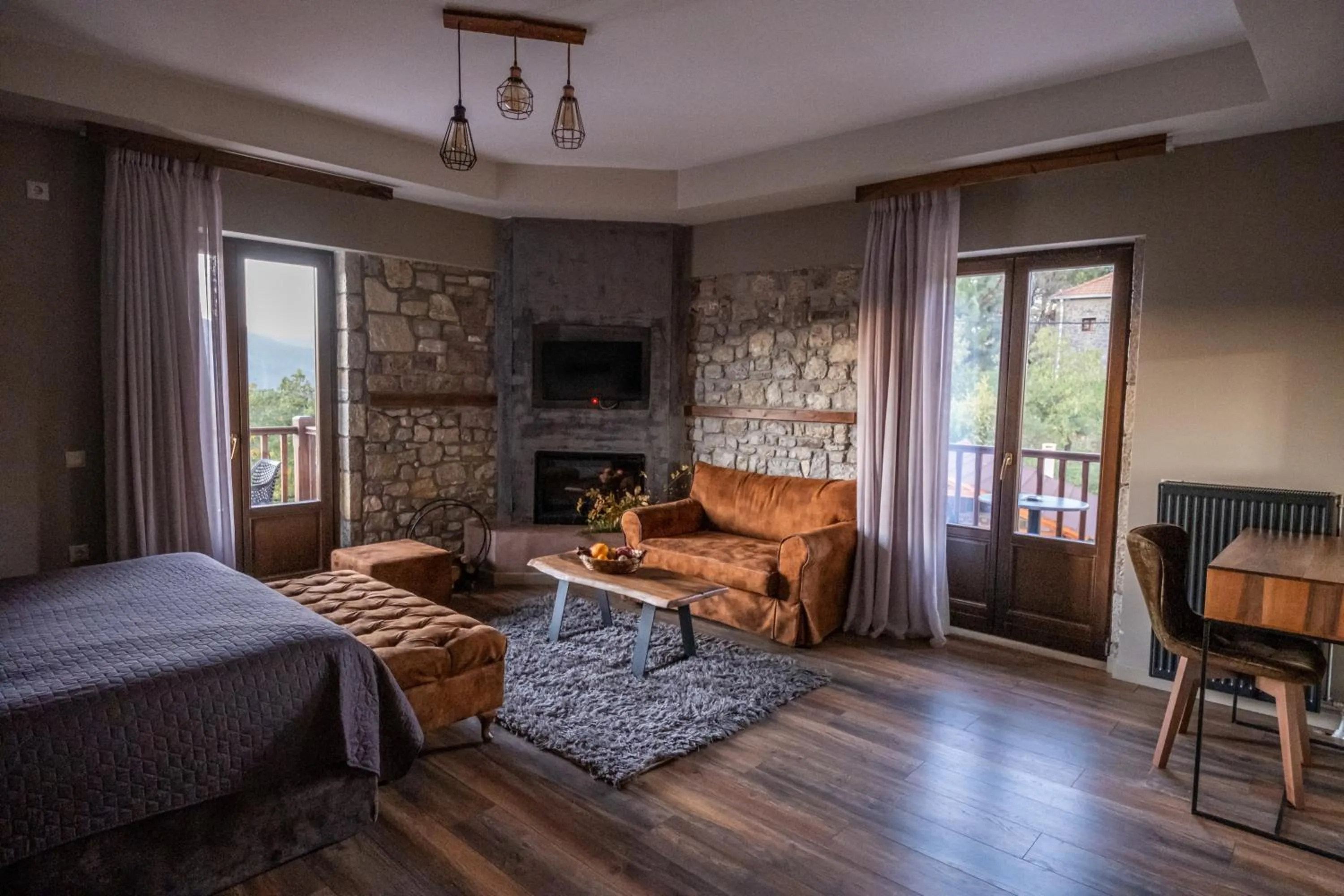 Photo of the whole room, Bed in Mylaon Boutique Hotel & Spa