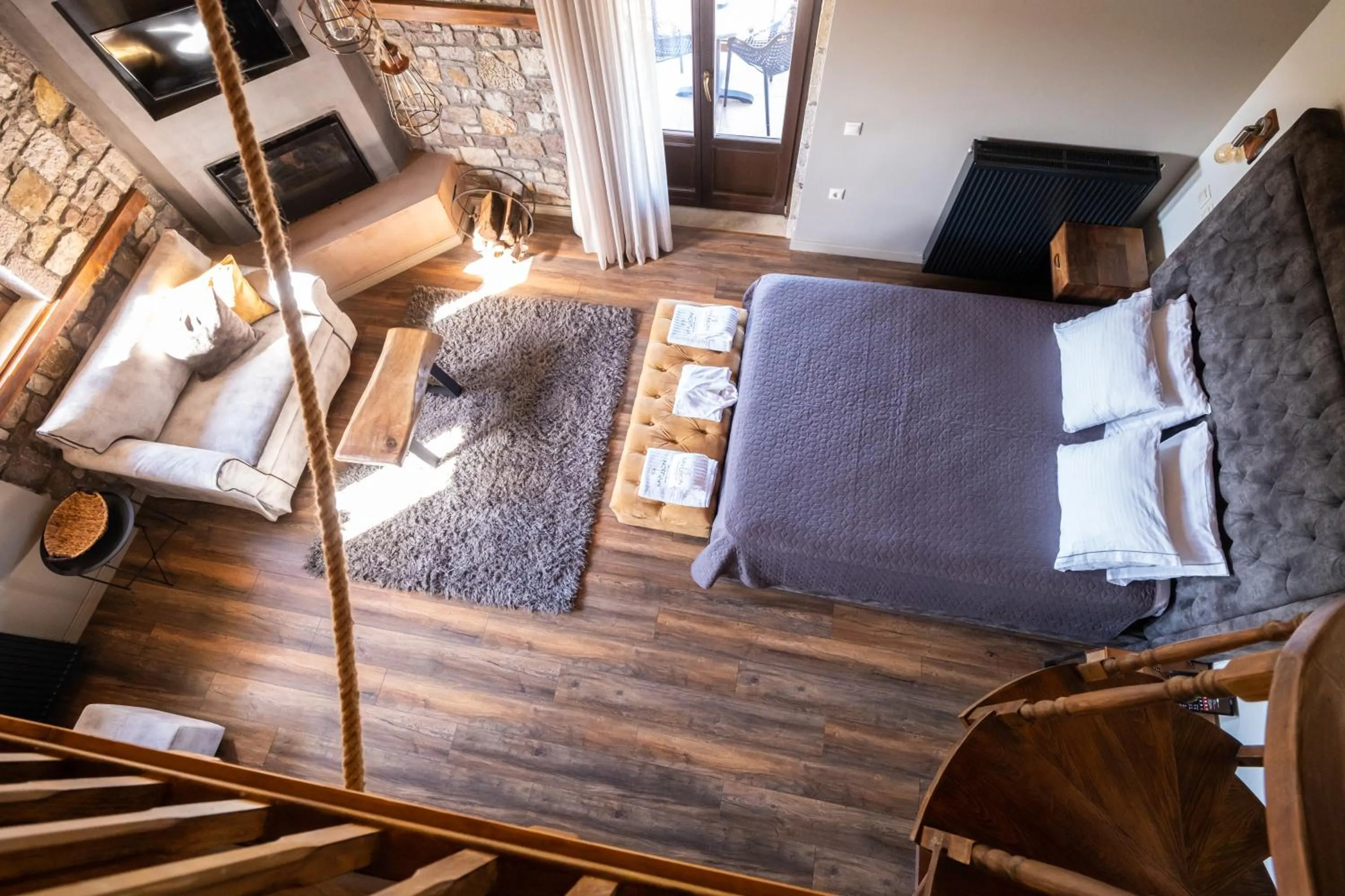 Photo of the whole room, Bed in Mylaon Boutique Hotel & Spa