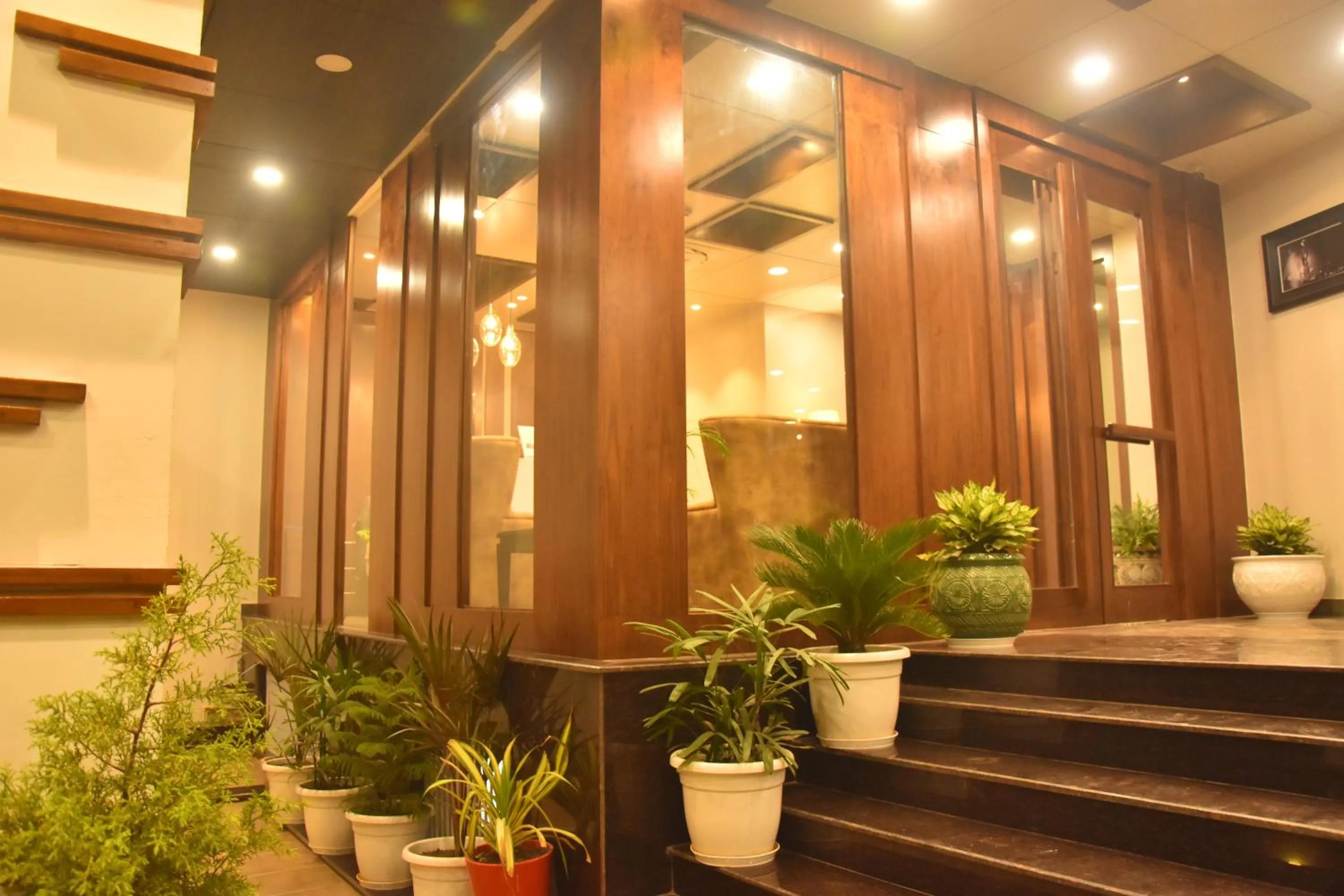Facade/entrance in Hotel Abhinav International