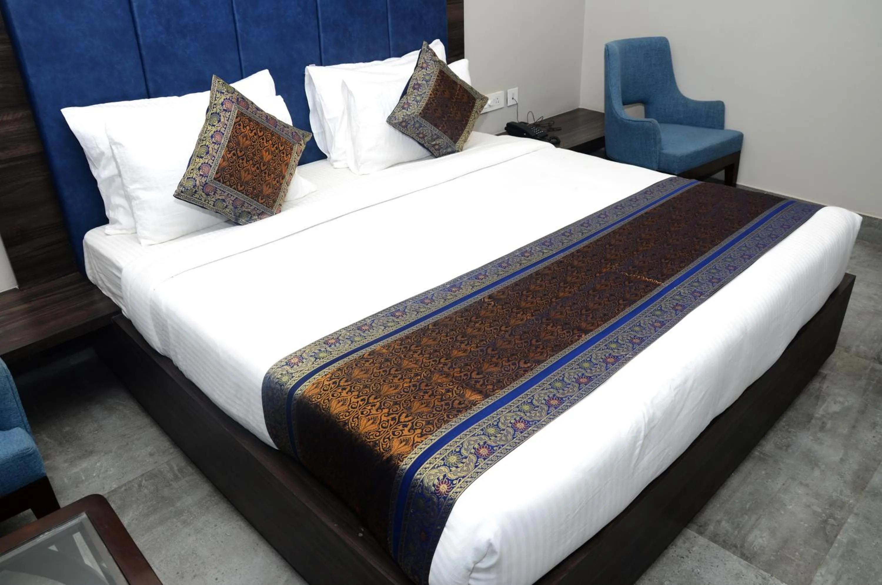 Photo of the whole room, Bed in Hotel Abhinav International