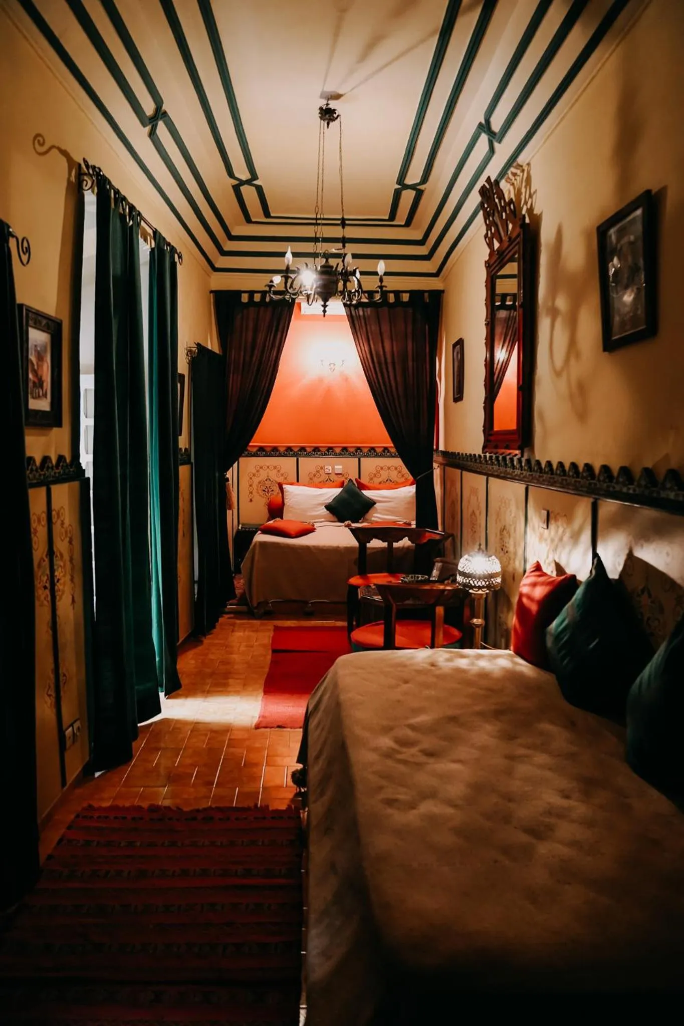 Bedroom, Bed in Riad Hotel Sherazade