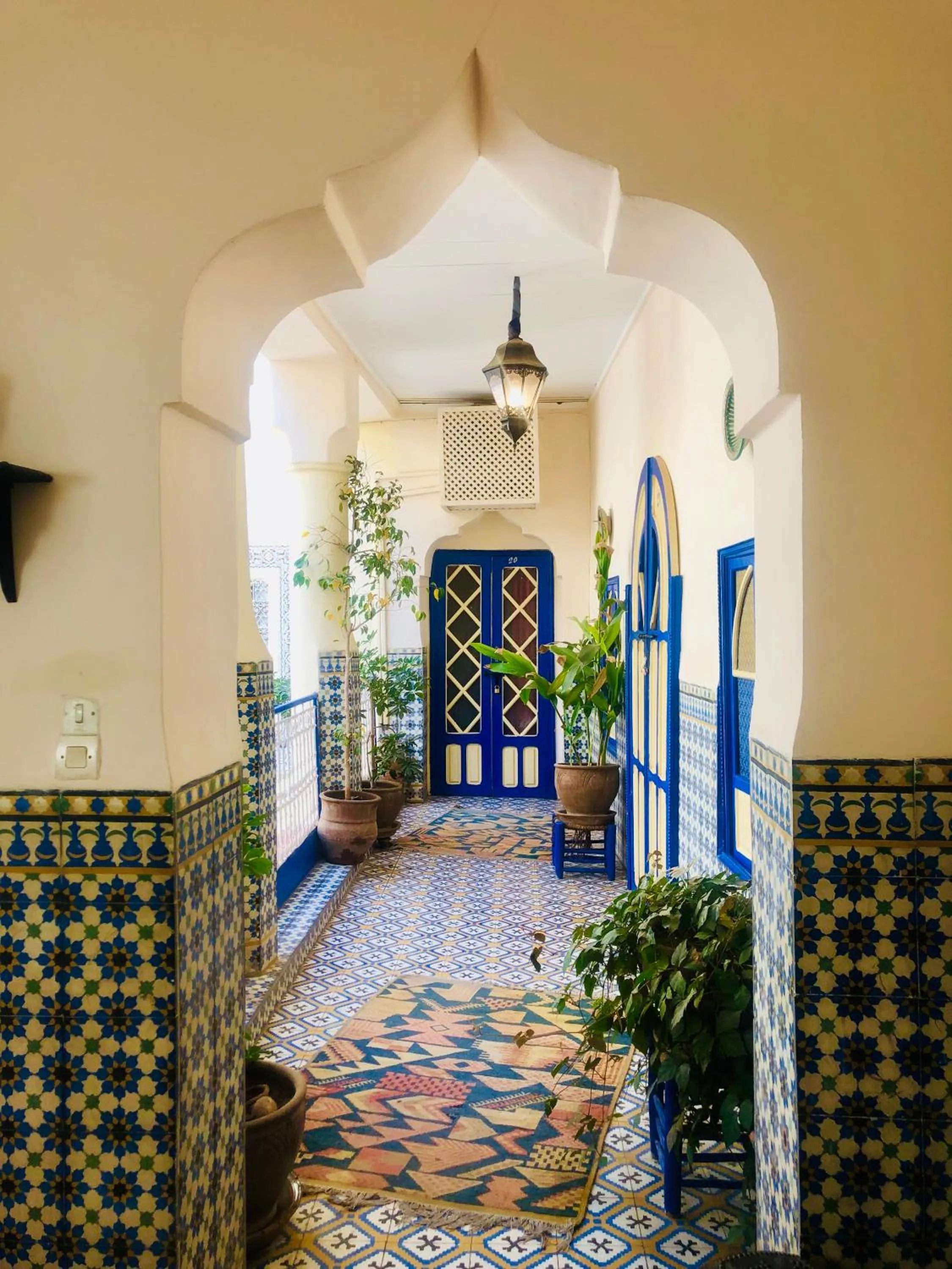 Floor plan in Riad Hotel Sherazade