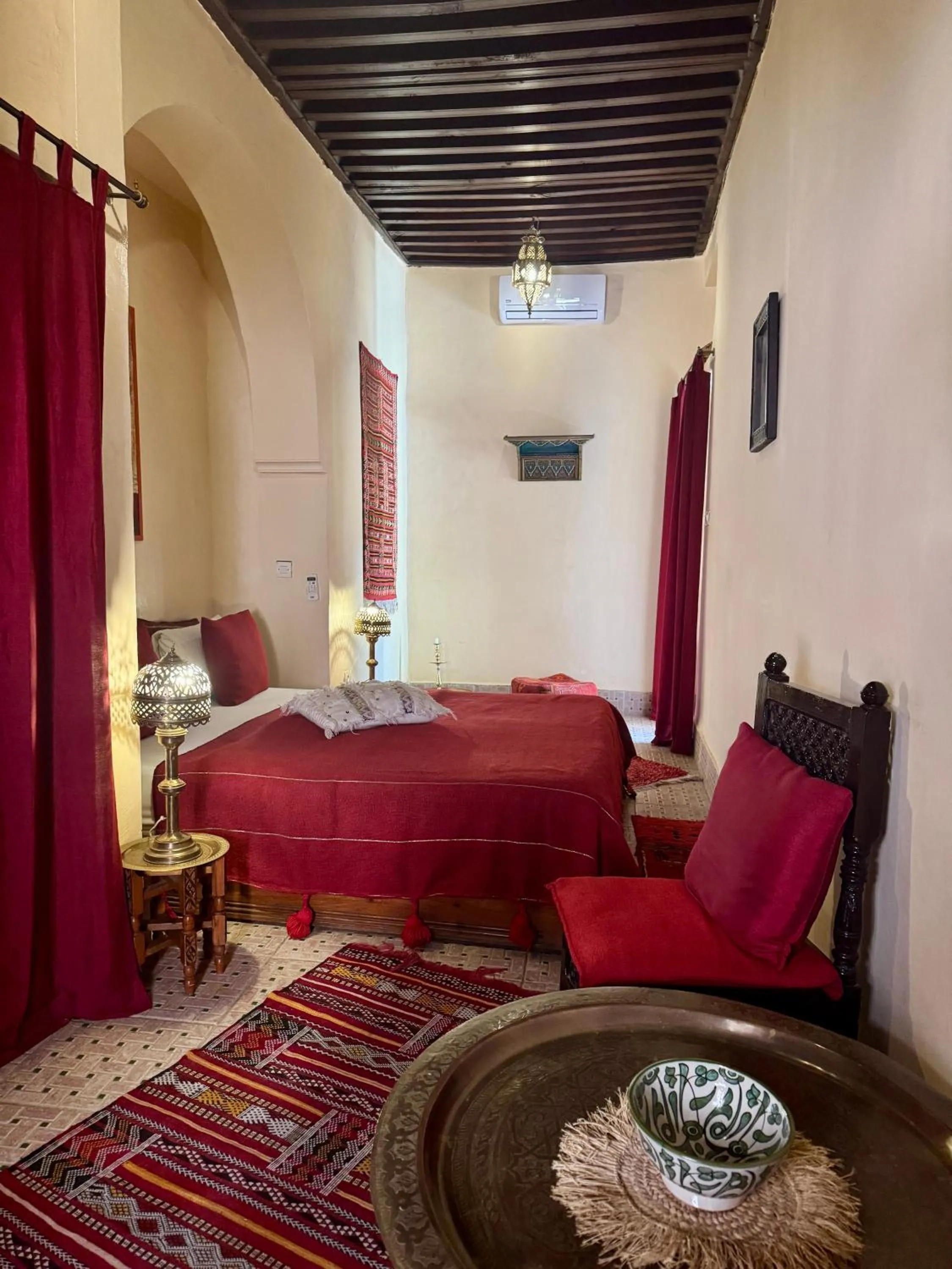 Bedroom, Bed in Riad Hotel Sherazade
