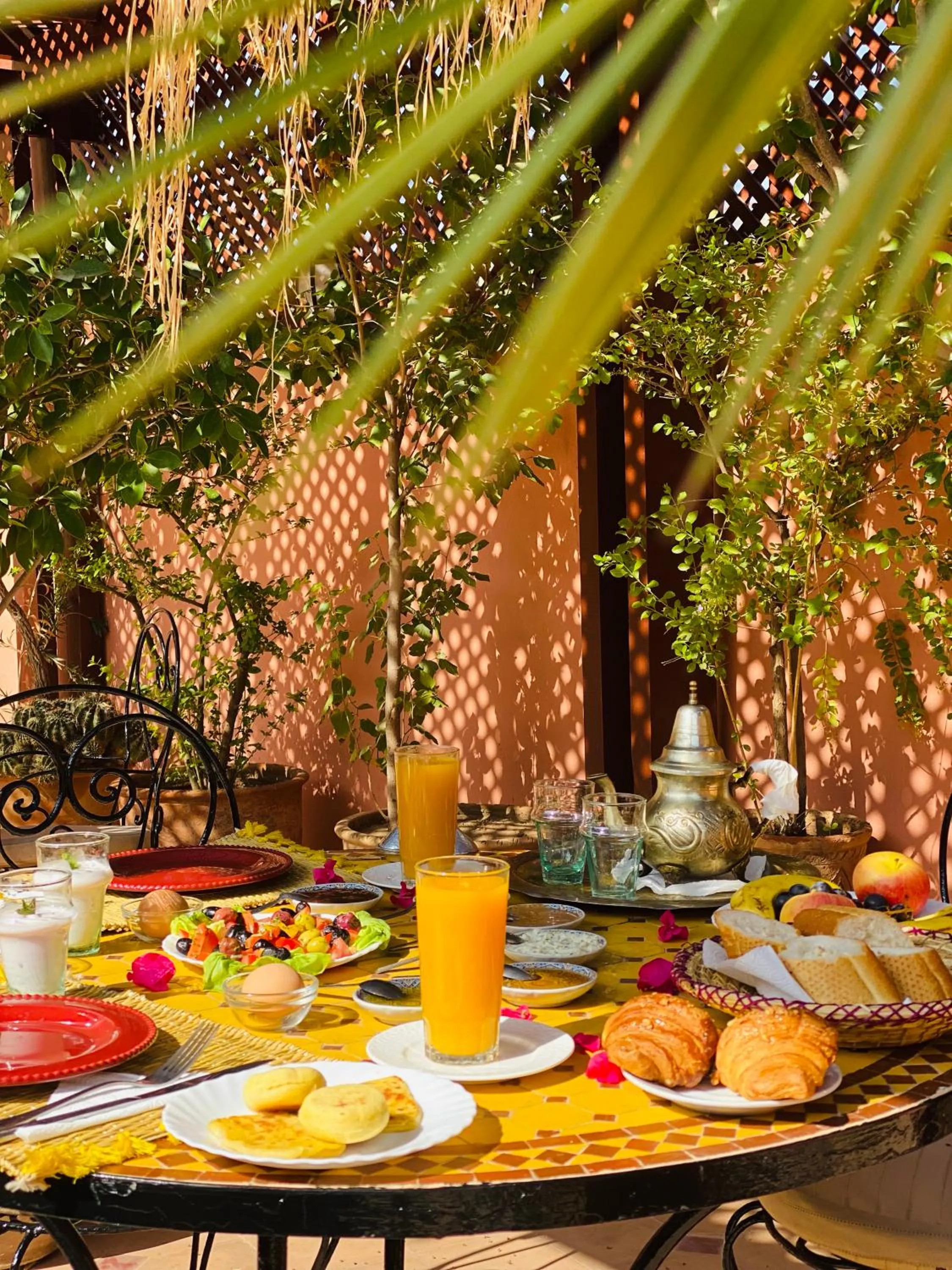 Food and drinks in Riad Hotel Sherazade