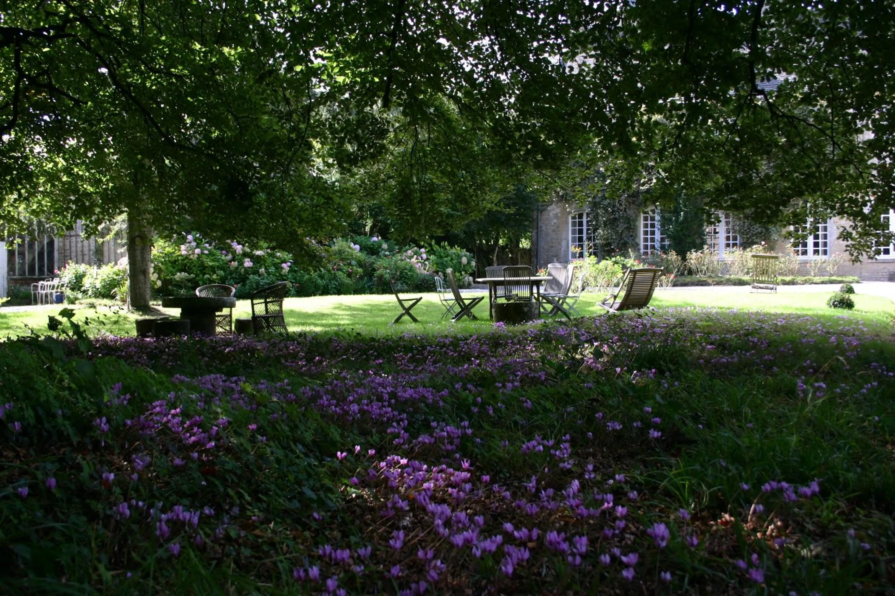 Garden in Chateau de Flottemanville