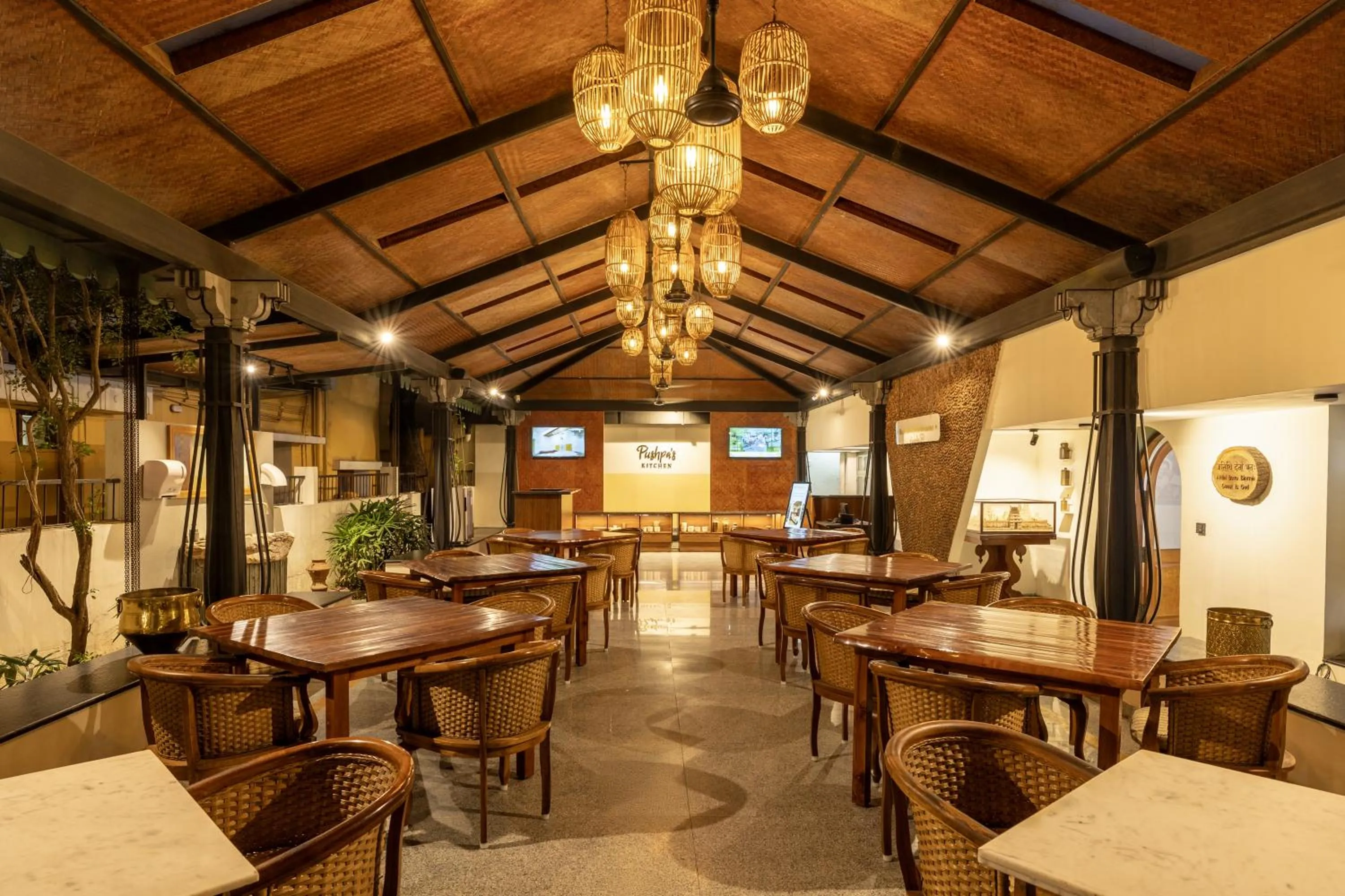 Restaurant/places to eat in Hanu Reddy Residences, Poes Garden - Boutique Urban Retreat