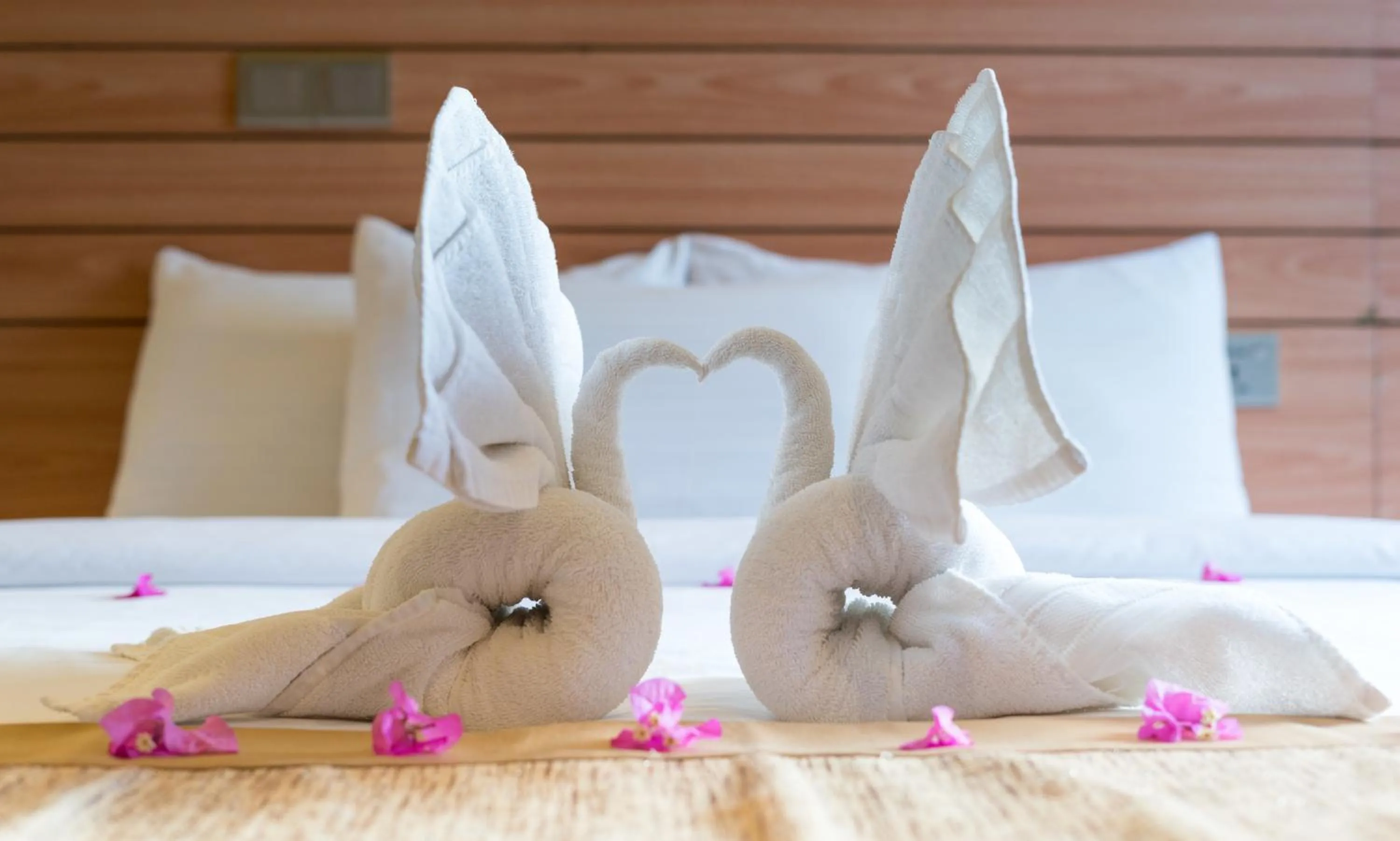 Bed in Nala Veli Beach & Spa