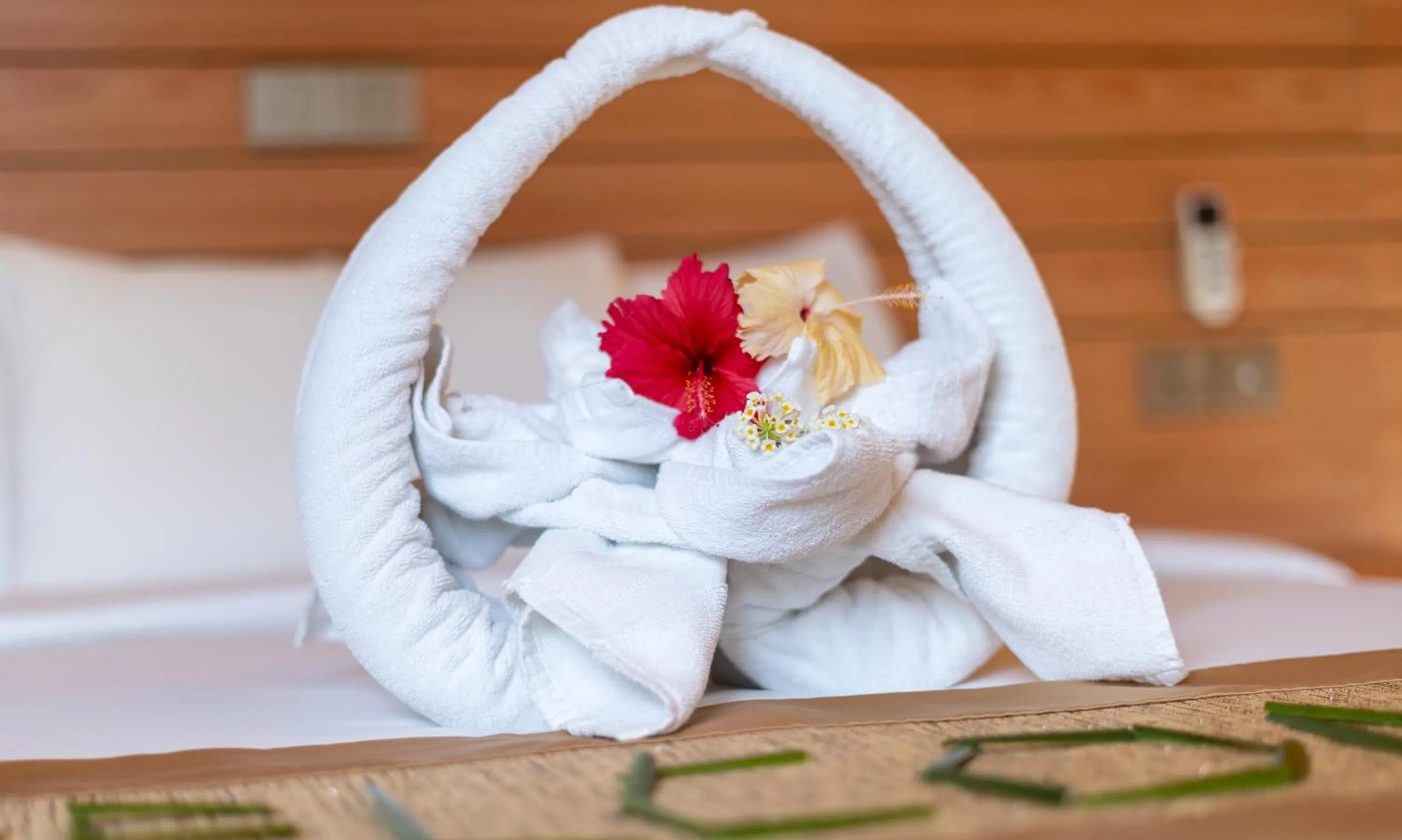 Bed in Nala Veli Beach & Spa