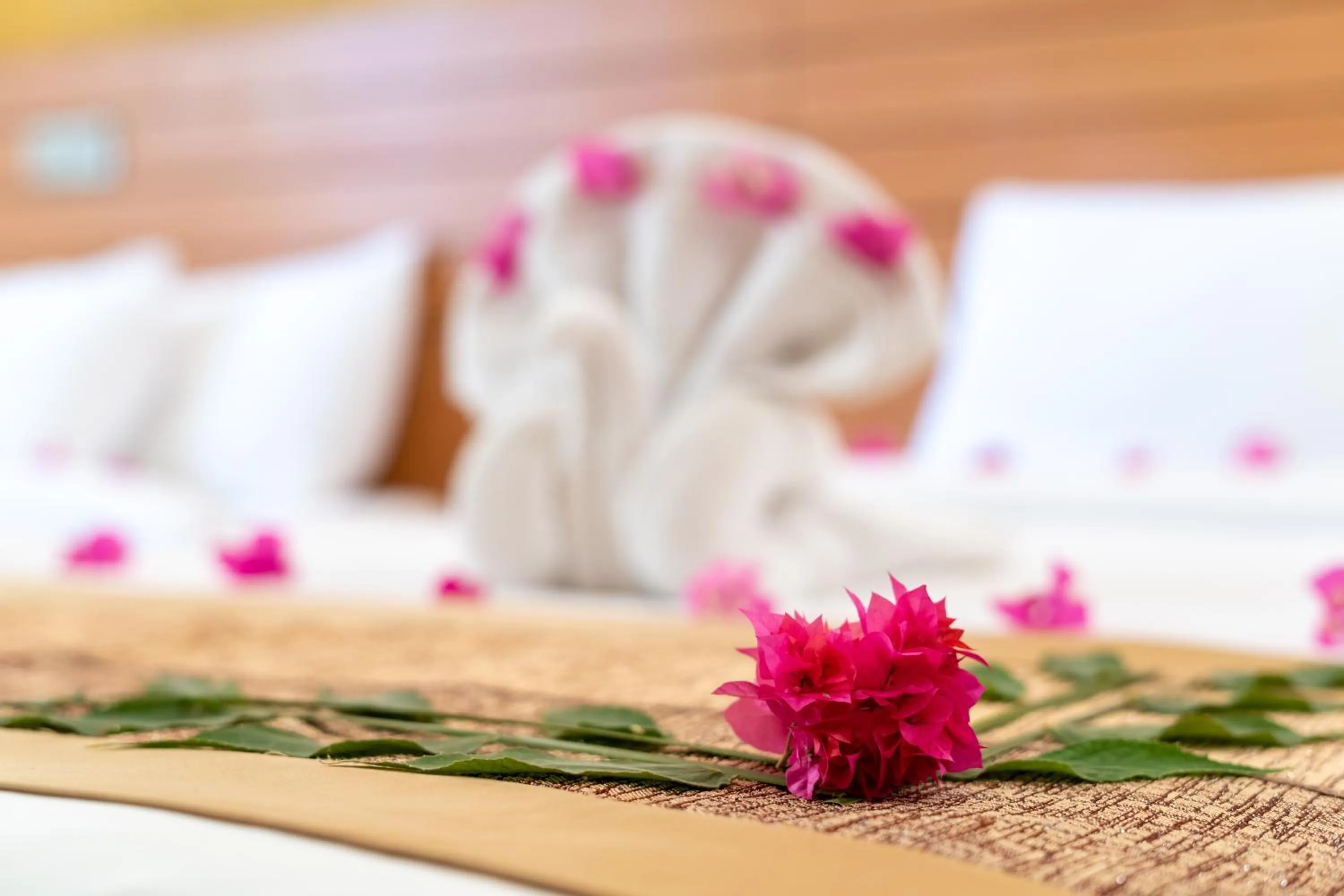 Bed in Nala Veli Beach & Spa