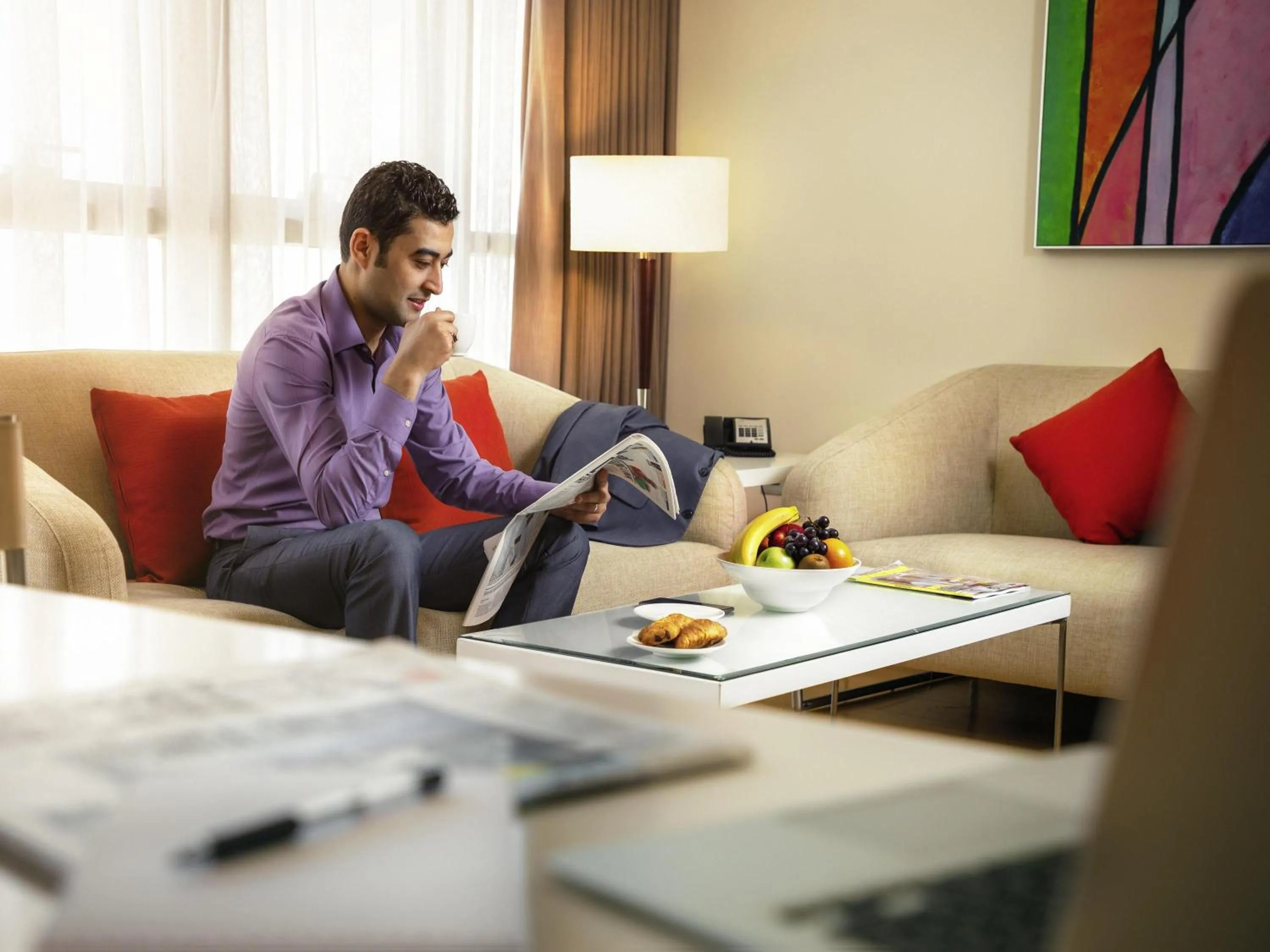 Bedroom in Ibis Abu Dhabi Gate