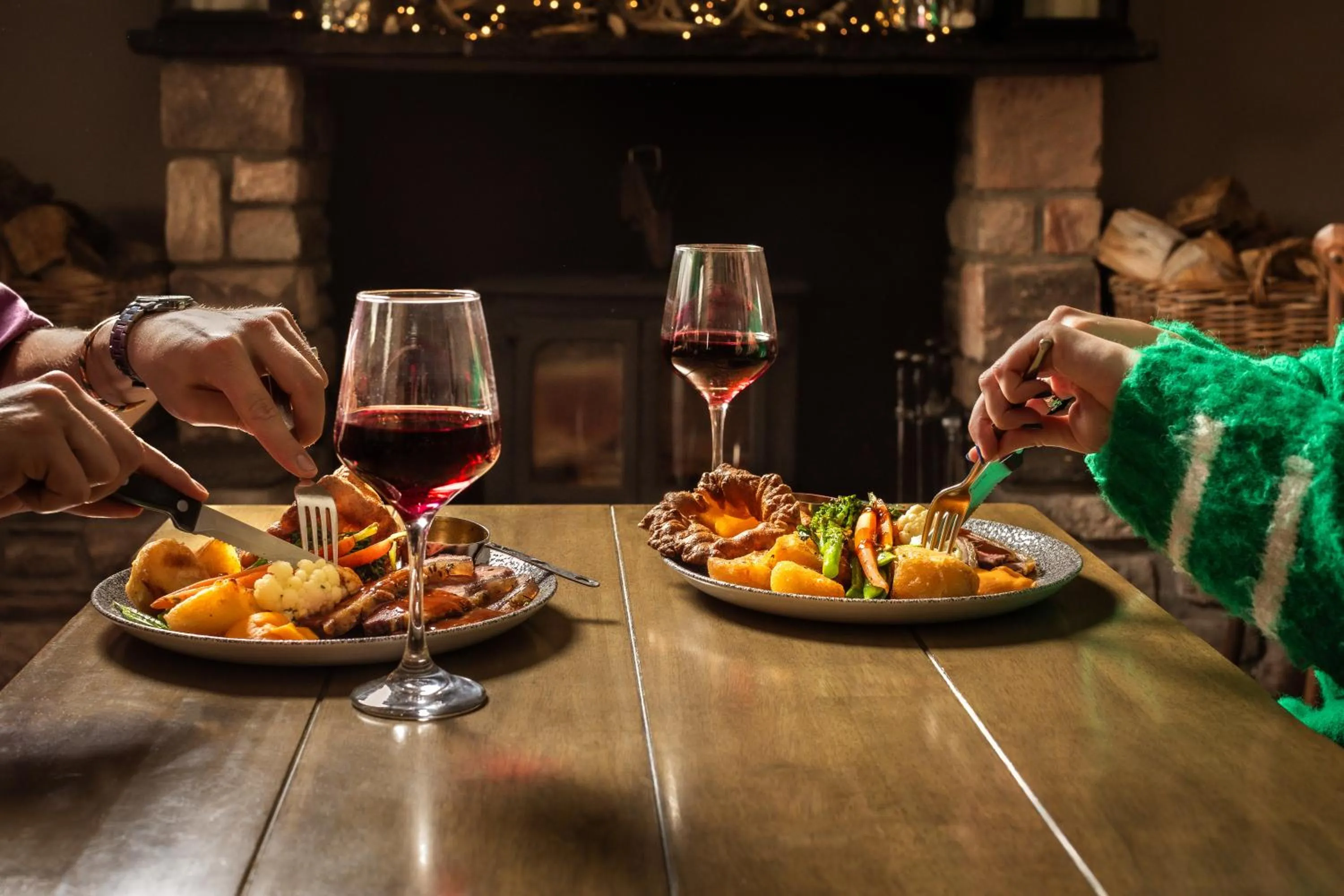 Food and drinks in The Murray Park Hotel