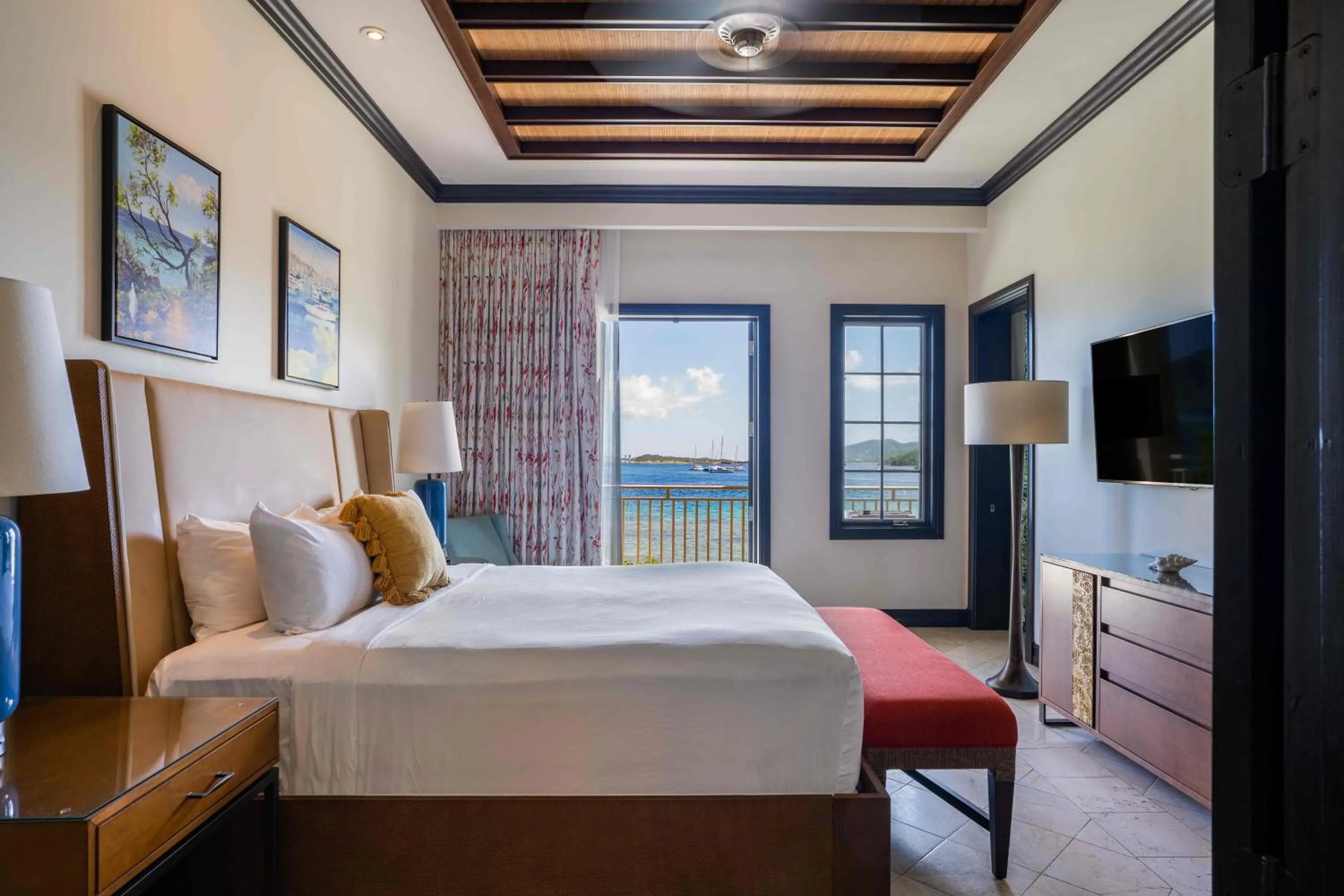 Bedroom, Bed in Scrub Island Resort, Spa & Marina