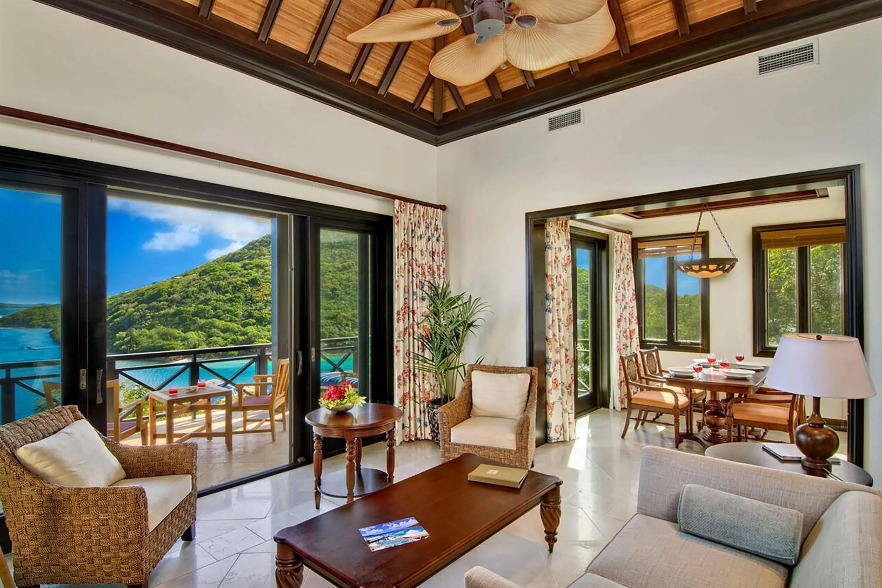 Living room in Scrub Island Resort, Spa & Marina