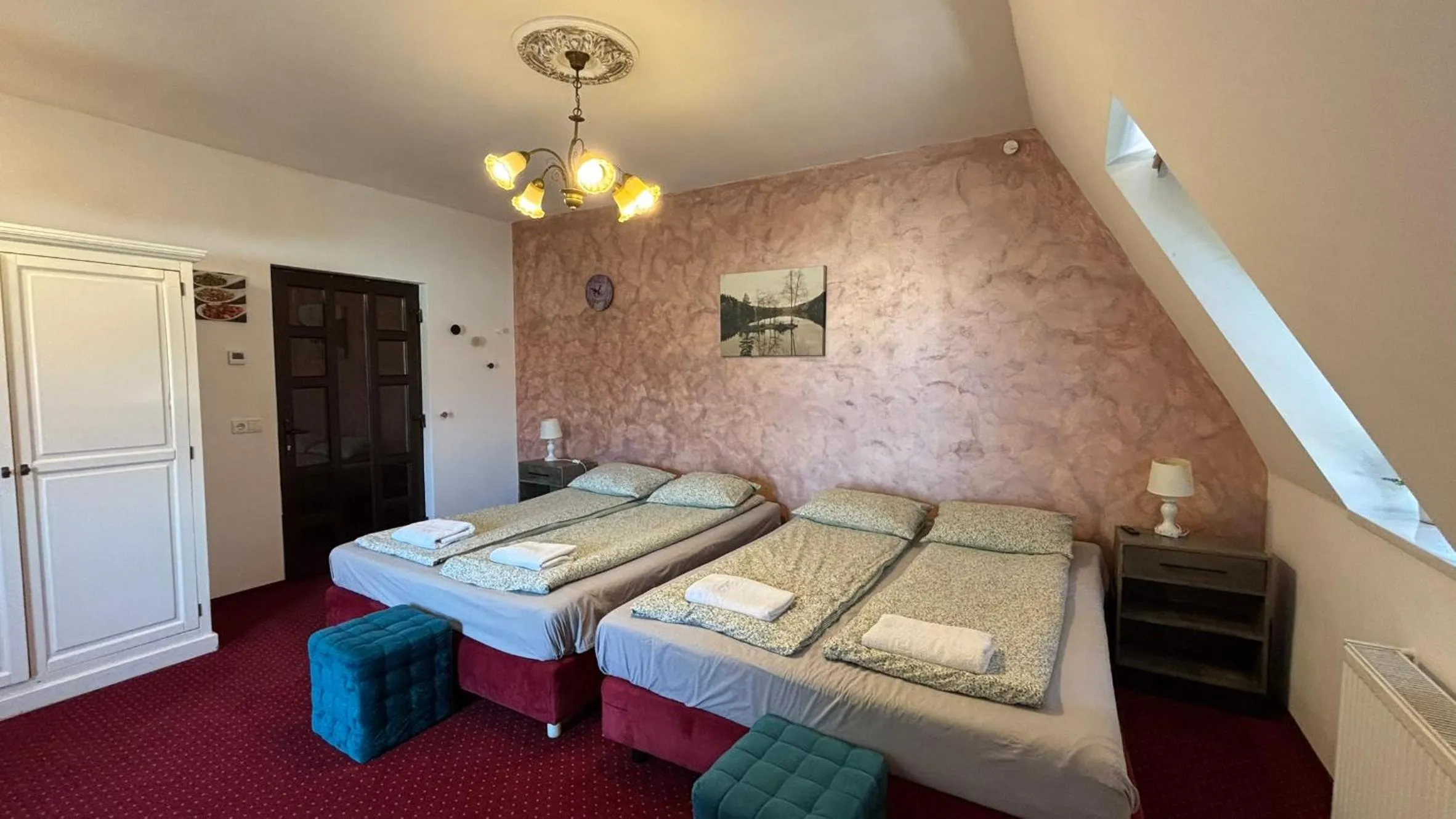 Bed in Pannónia Rooms and Apartments