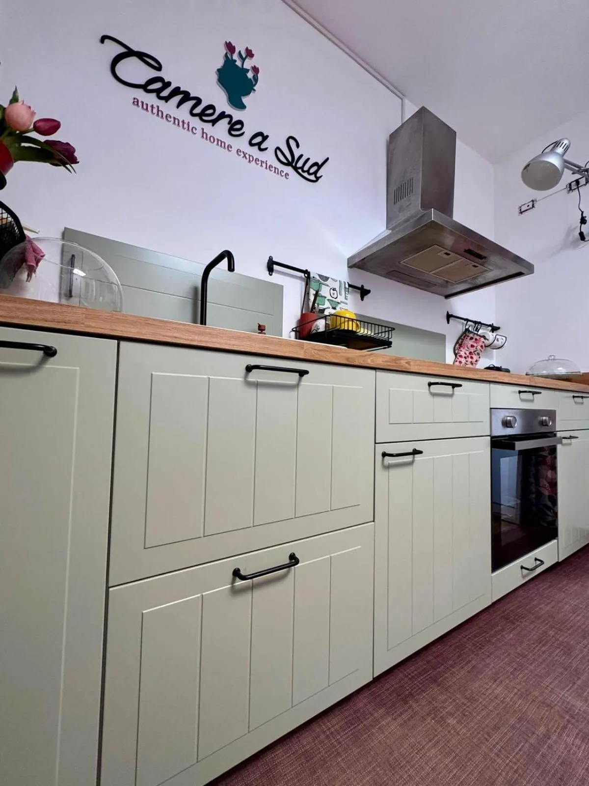 Kitchen or kitchenette in Camere a Sud