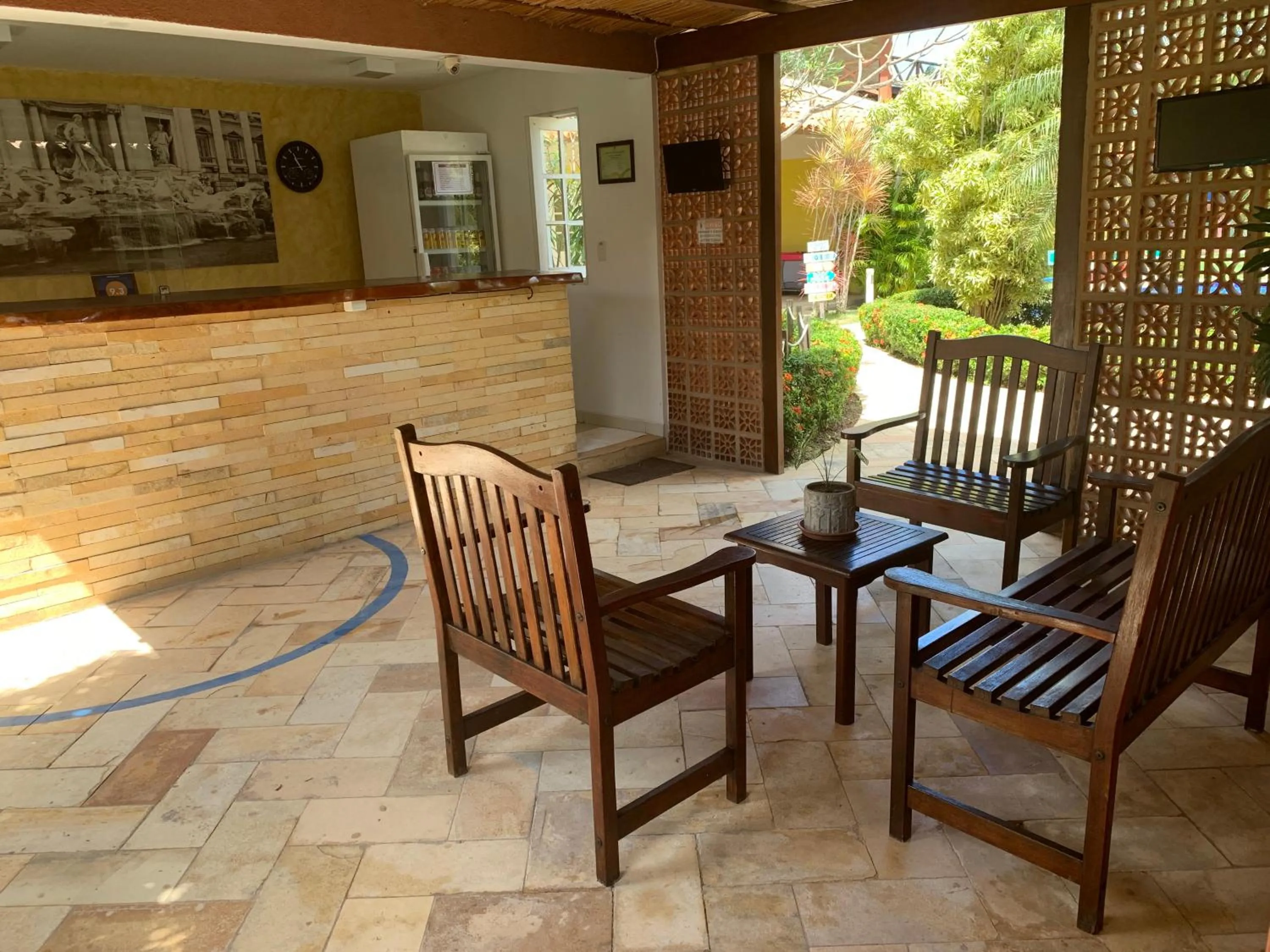 Lobby or reception in La Dolce Vita Flat & Pousada