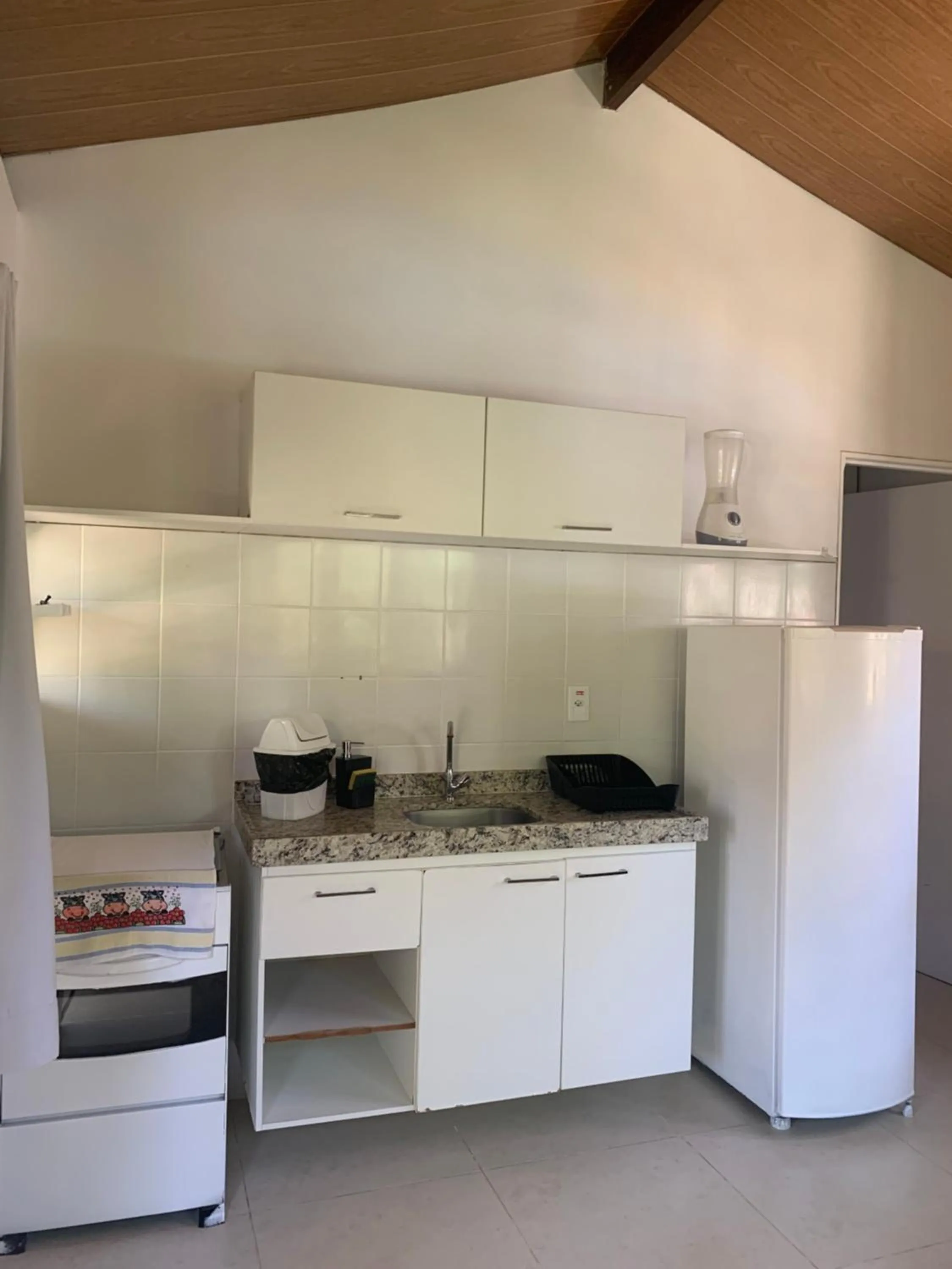 Kitchen or kitchenette in La Dolce Vita Flat & Pousada