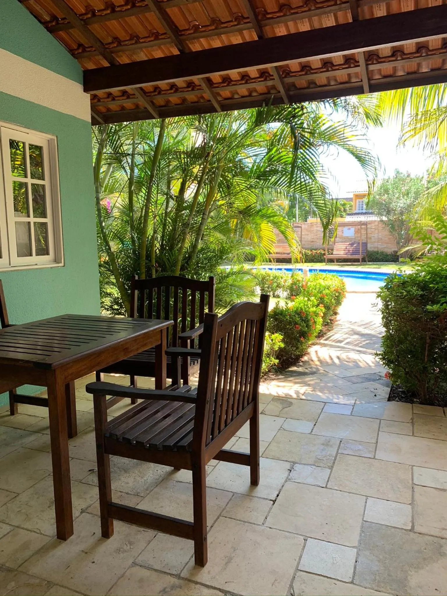 Patio in La Dolce Vita Flat & Pousada