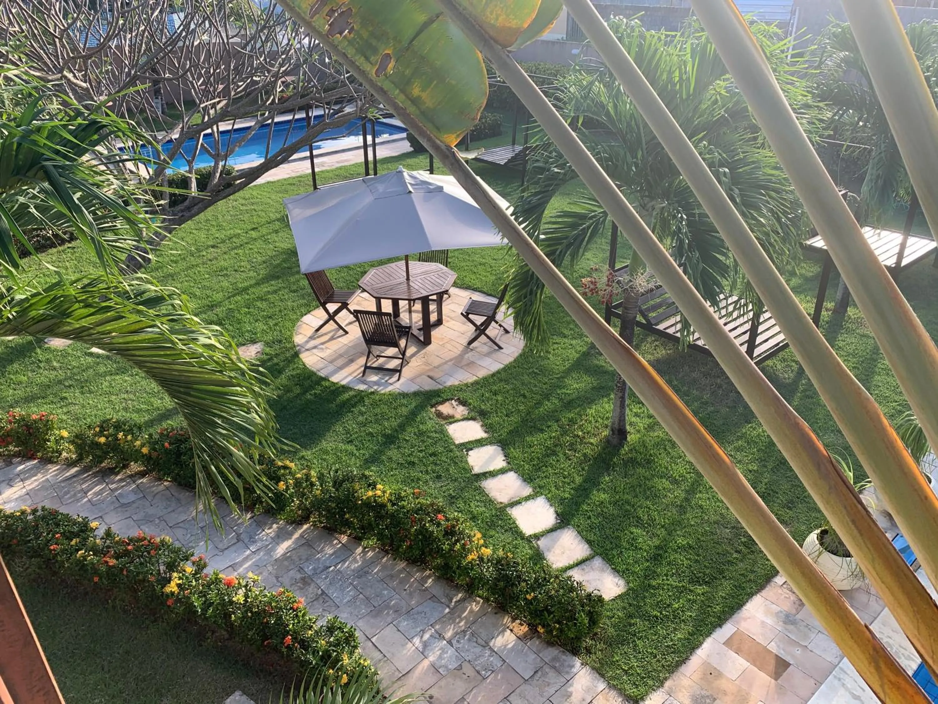 Garden view in La Dolce Vita Flat & Pousada