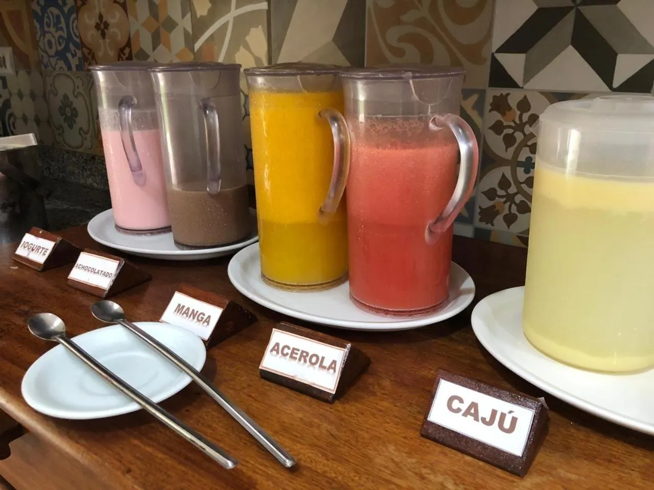 Buffet breakfast in La Dolce Vita Flat & Pousada