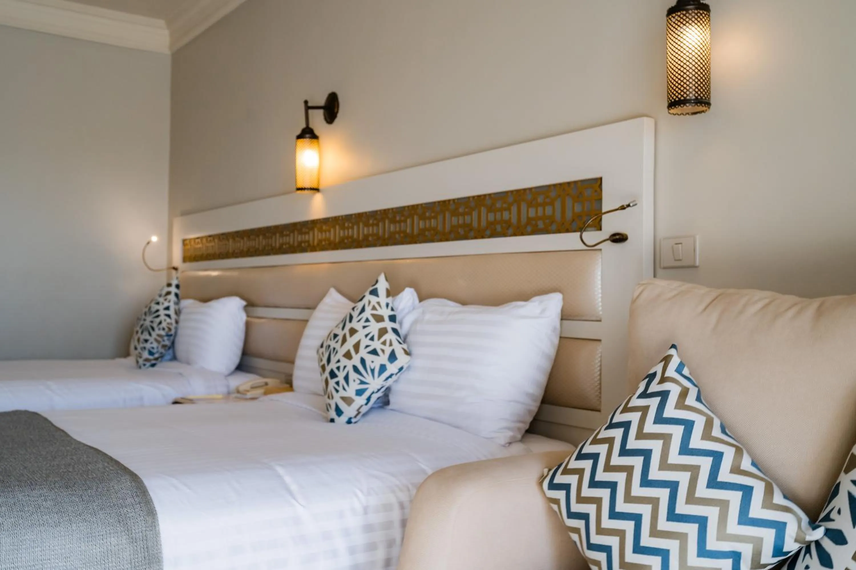 Bed in Sunrise Arabian Beach Resort