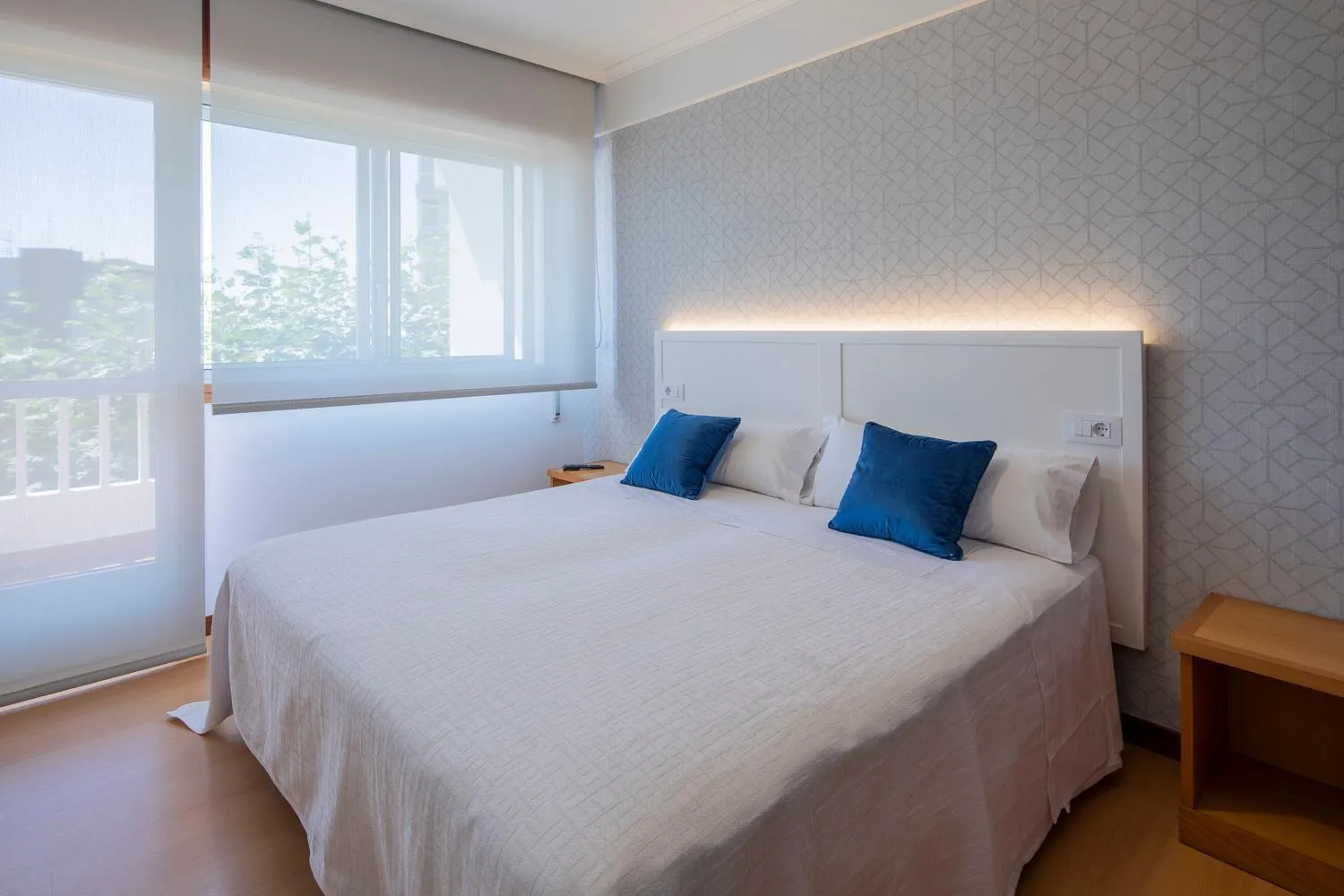 Bed in Pensión Venus