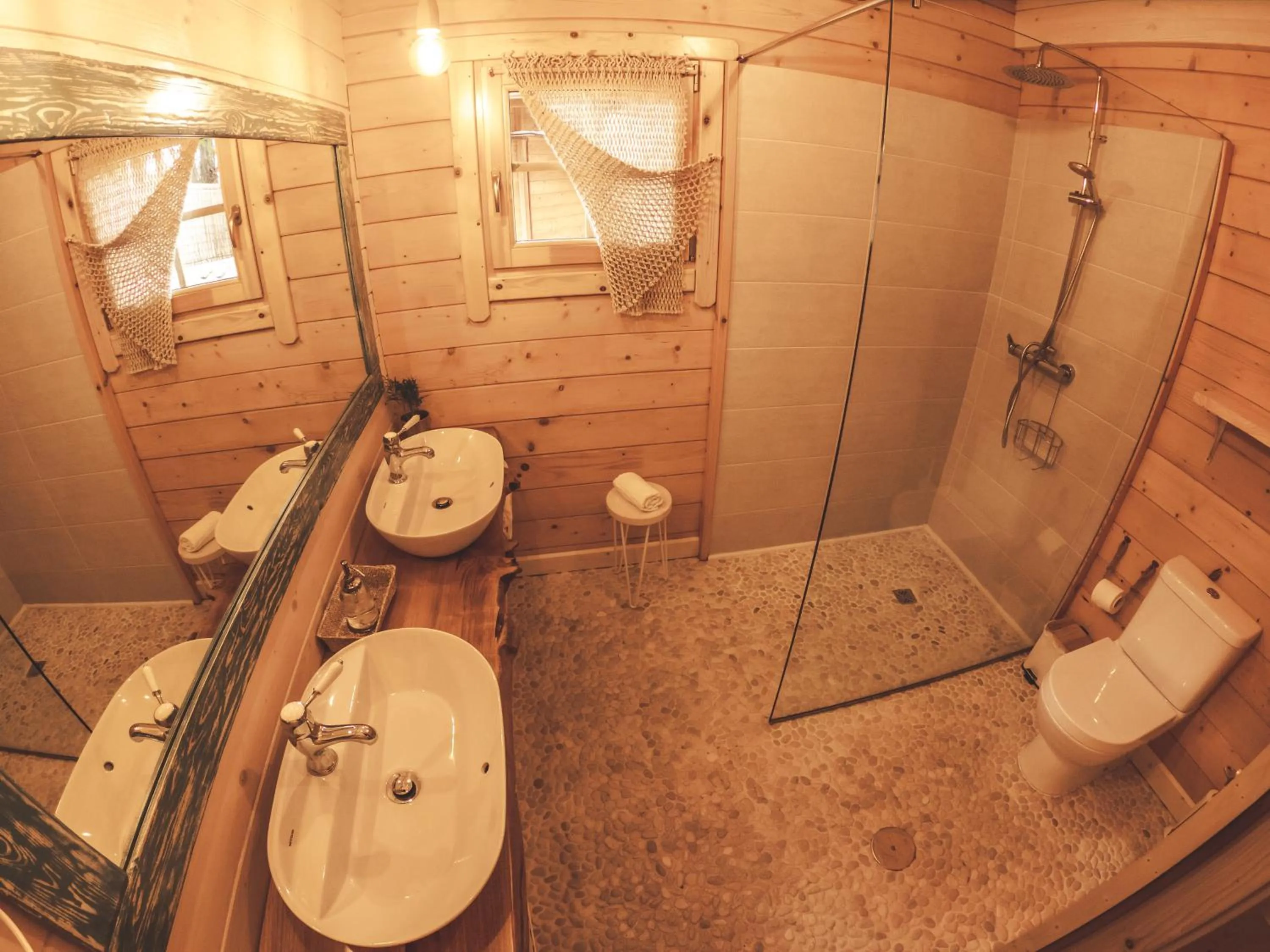 Bathroom in Cabanas da Ría
