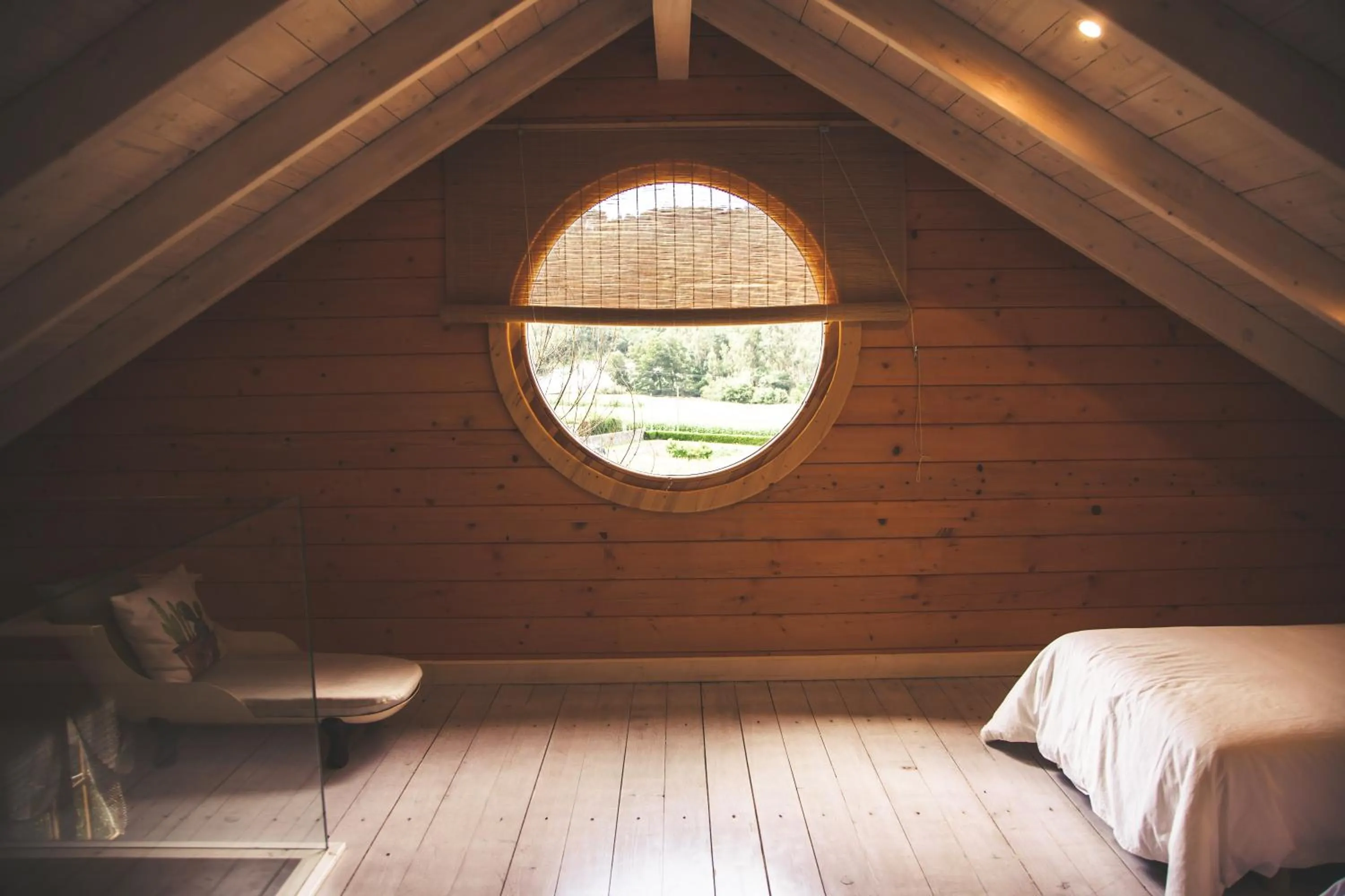 Living room, Bed in Cabanas da Ría