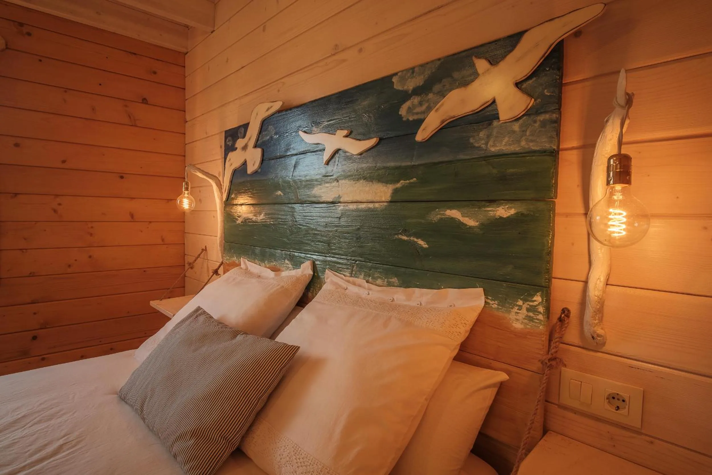 Bed in Cabanas da Ría