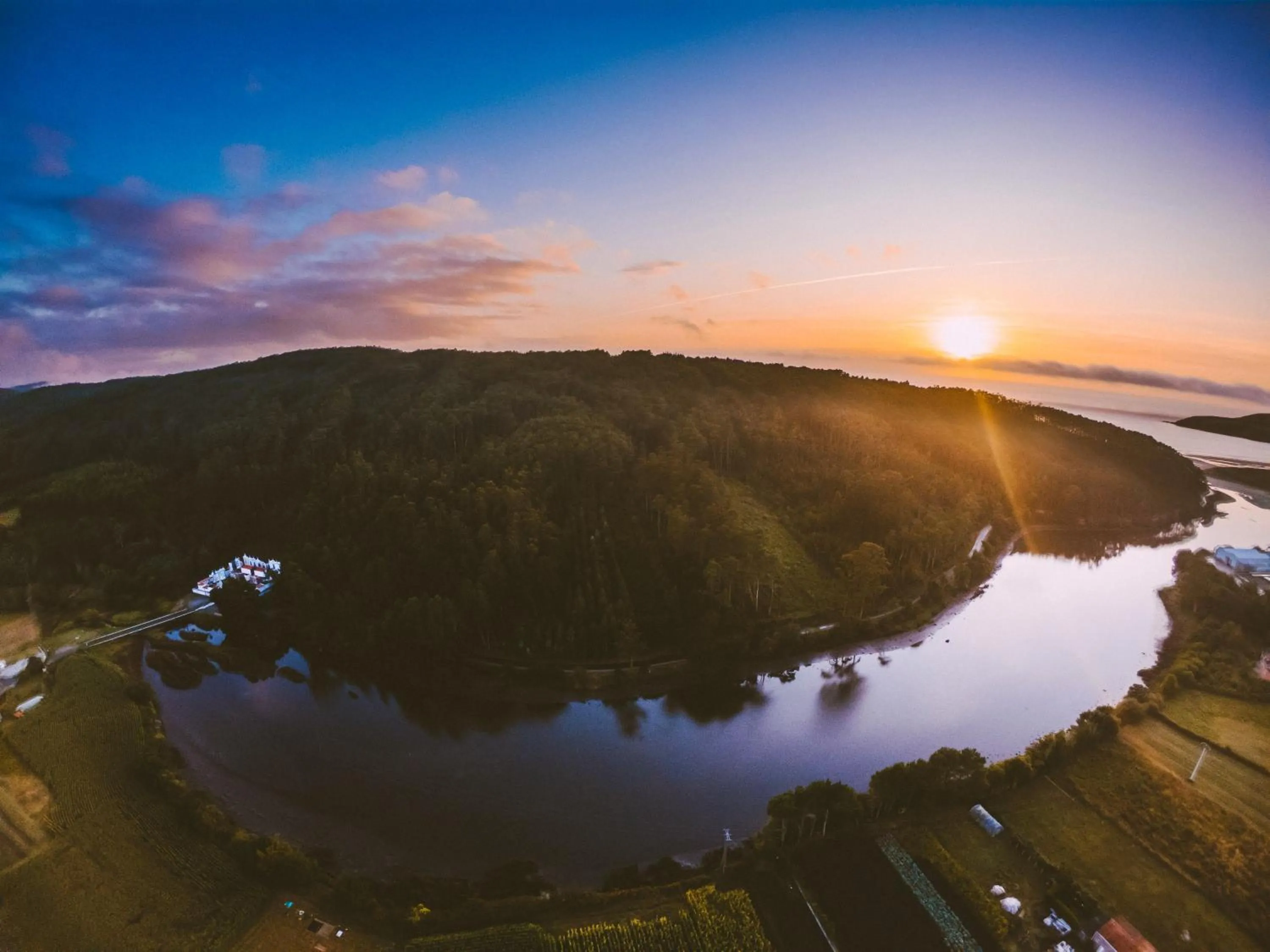 Natural landscape in Cabanas da Ría
