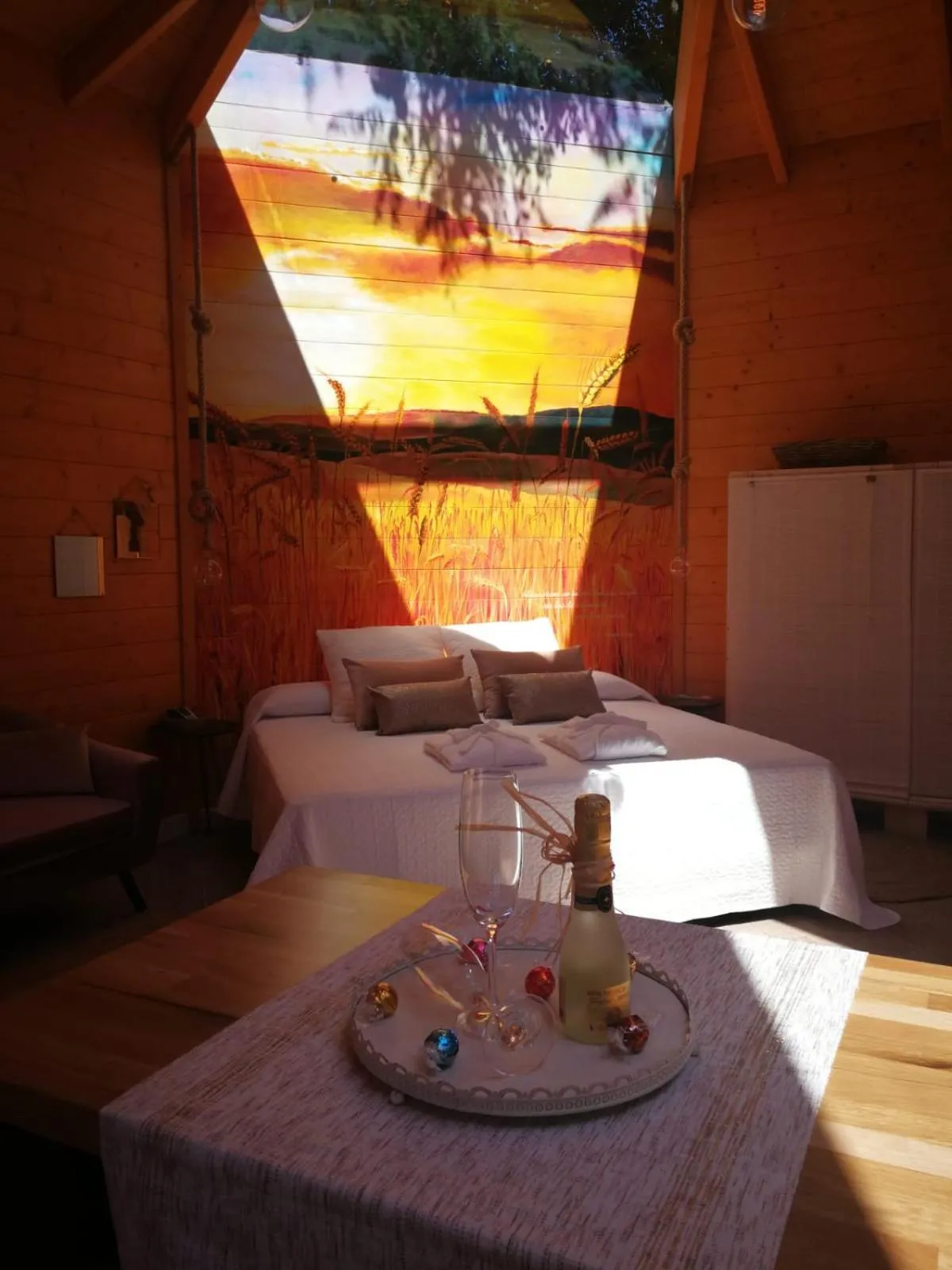 Bed in Cabanas da Ría