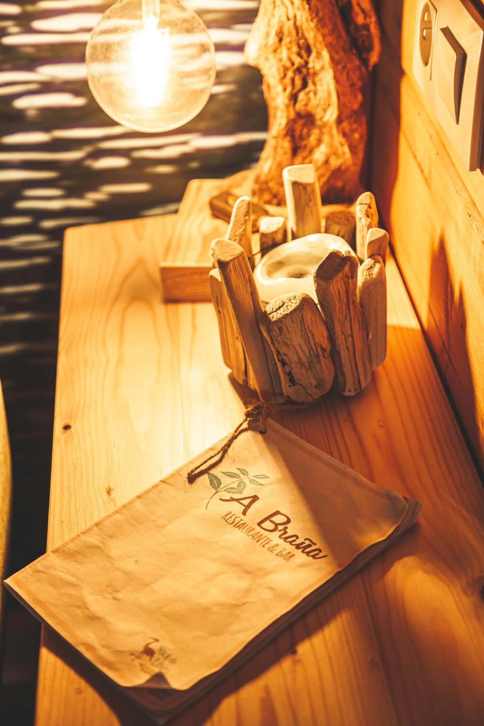 Decorative detail, Bed in Cabanas da Ría