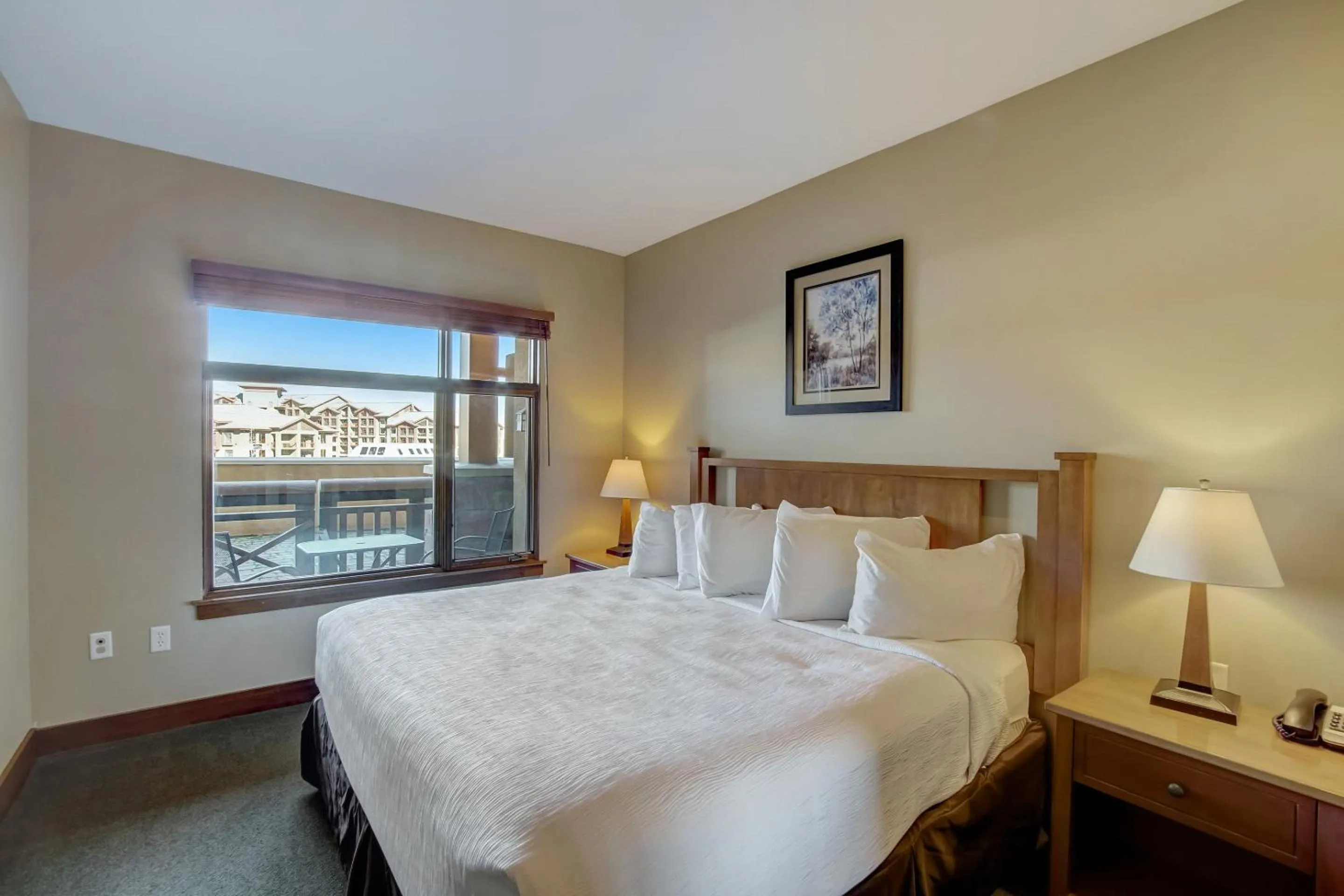 Bed in Sundial Lodge by All Seasons Resort Lodging