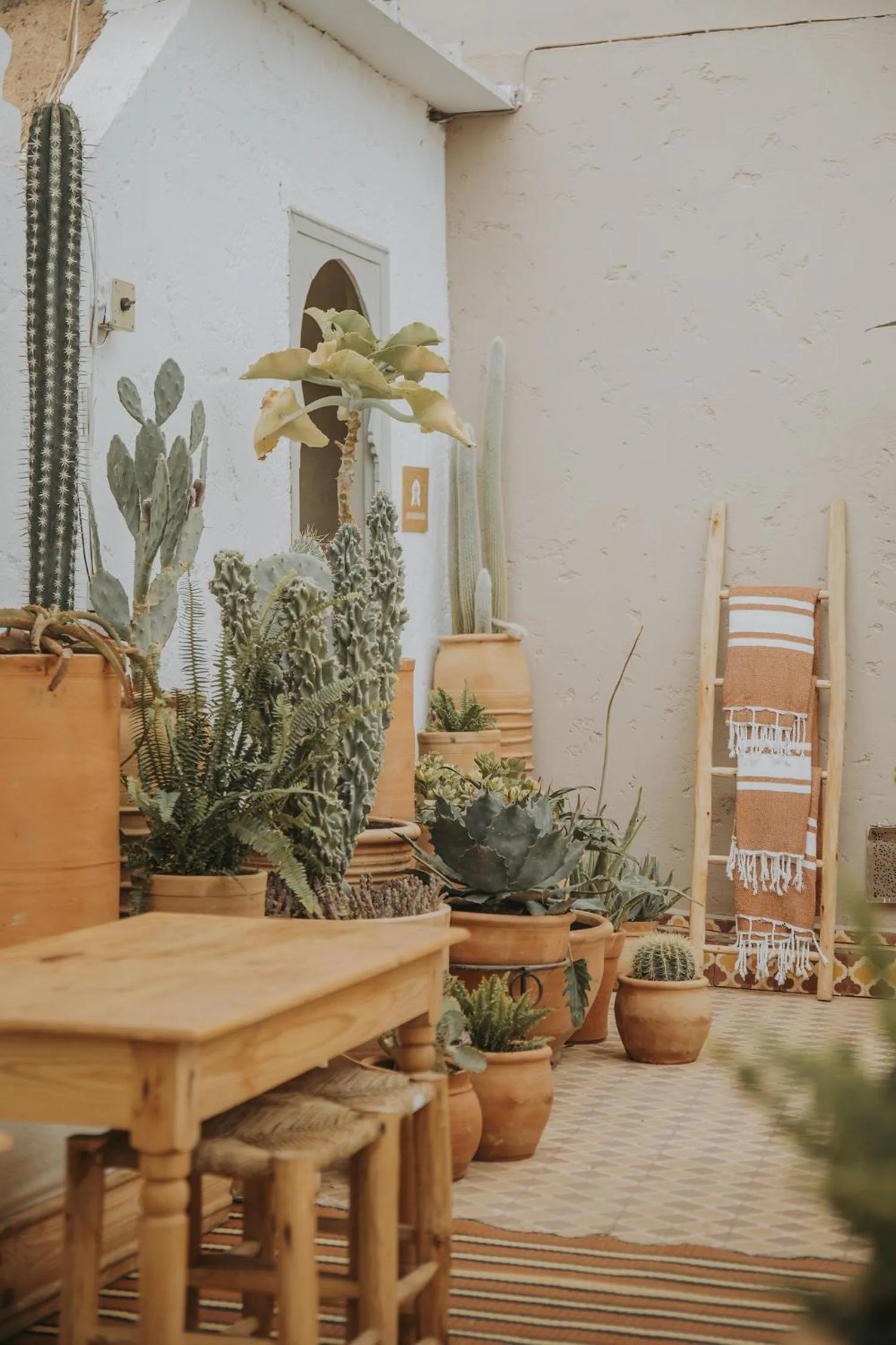 Patio in Riad Oriental Glory & Spa