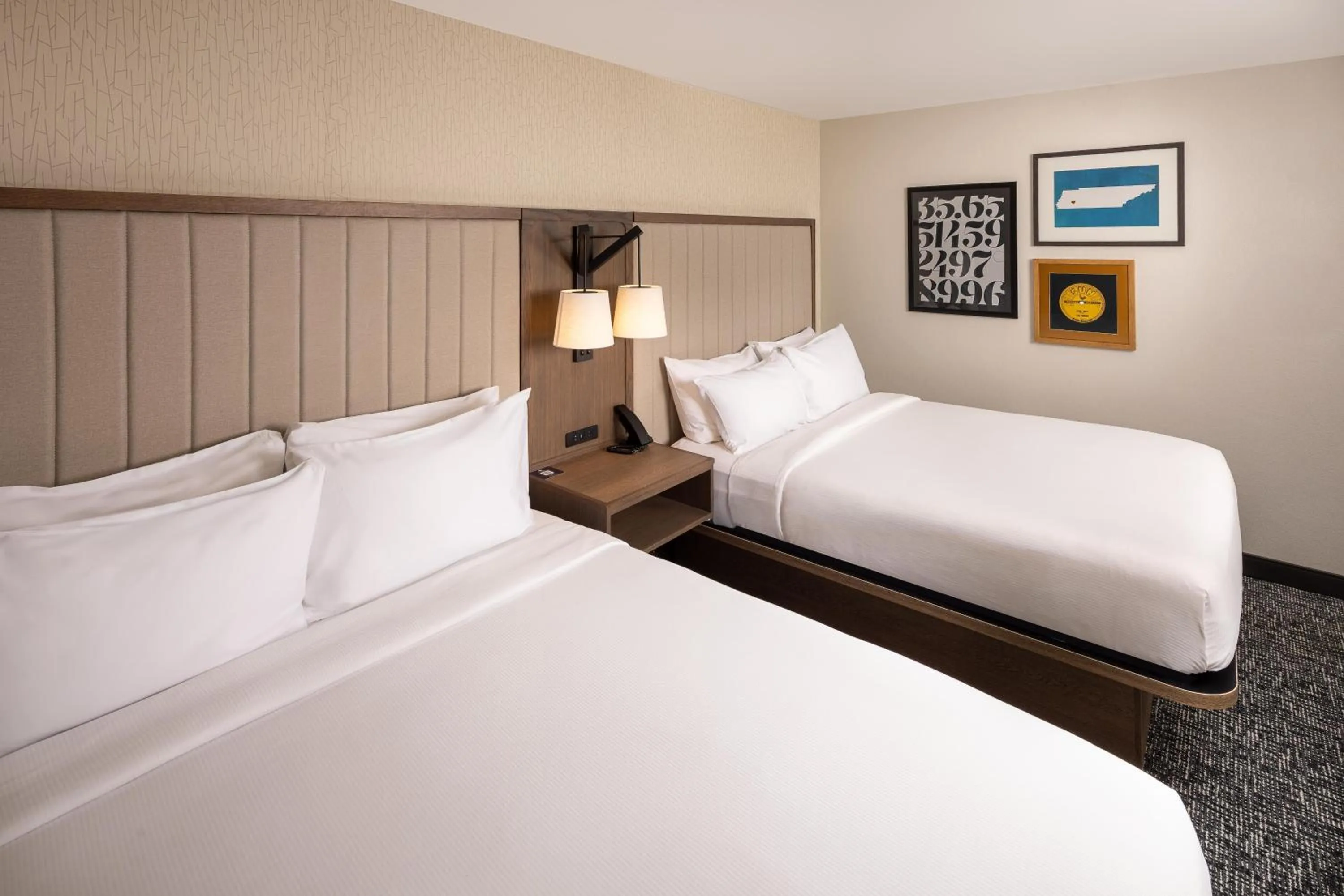 Bed in DoubleTree by Hilton Jackson