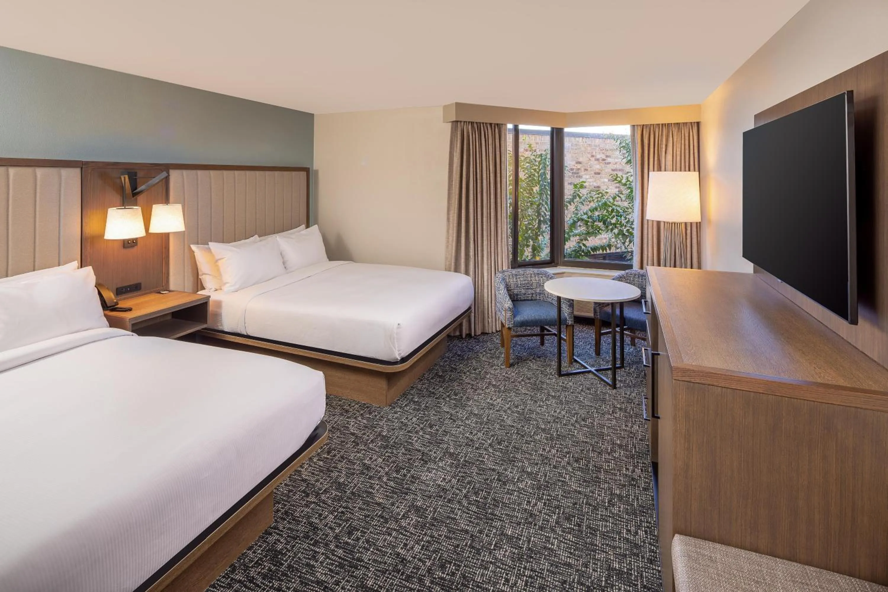 View (from property/room), Bed in DoubleTree by Hilton Jackson