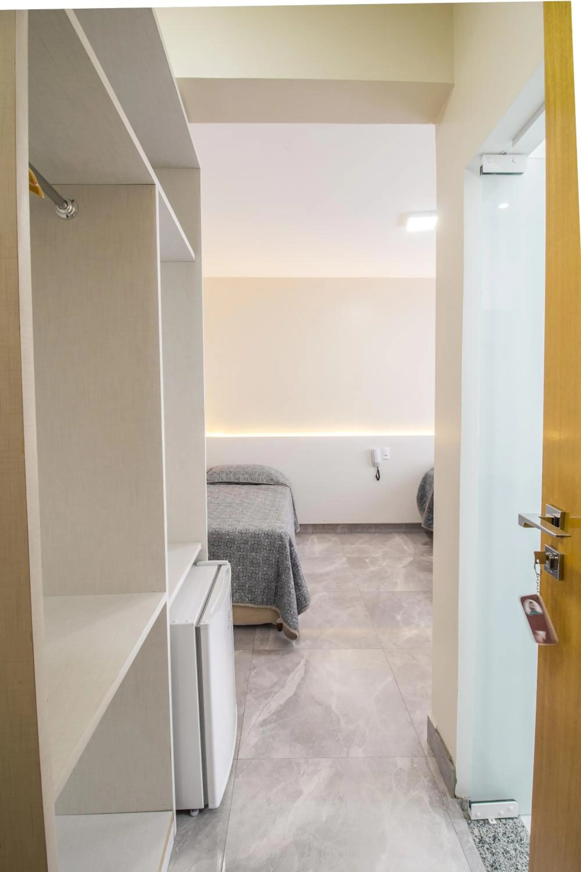 Bed in Pousada Espindola