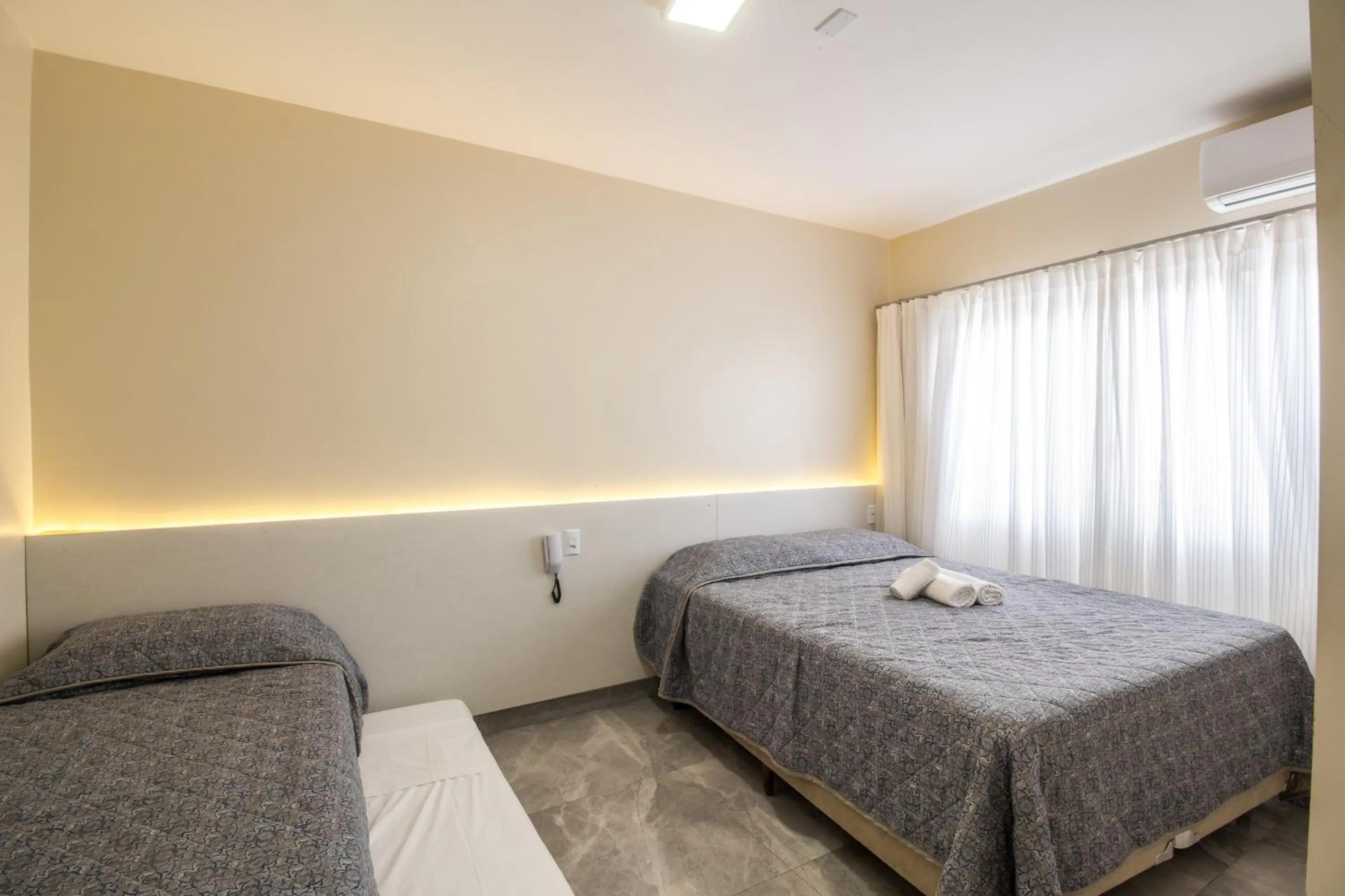 Bed in Pousada Espindola