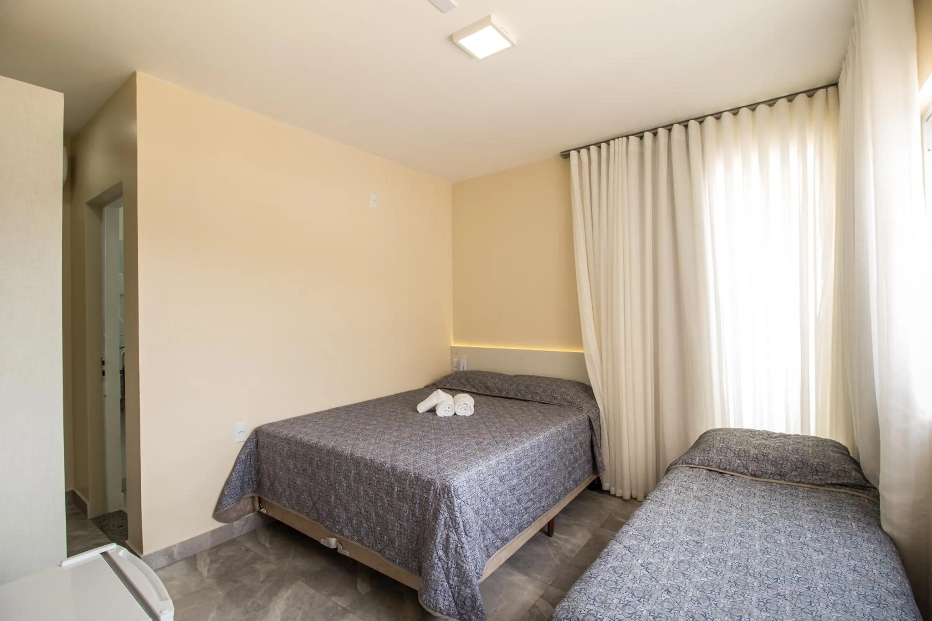 Bed in Pousada Espindola