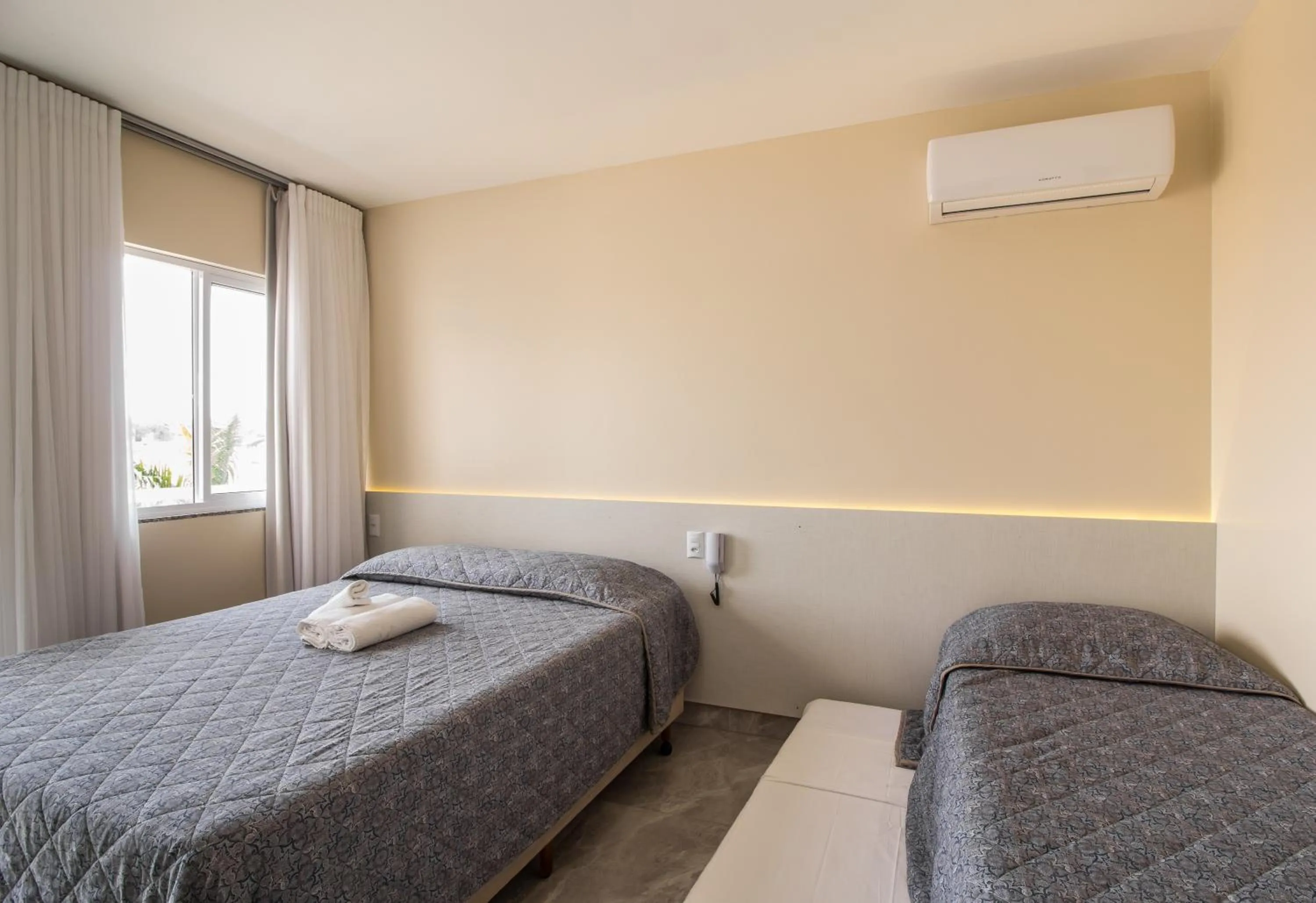 Bed in Pousada Espindola