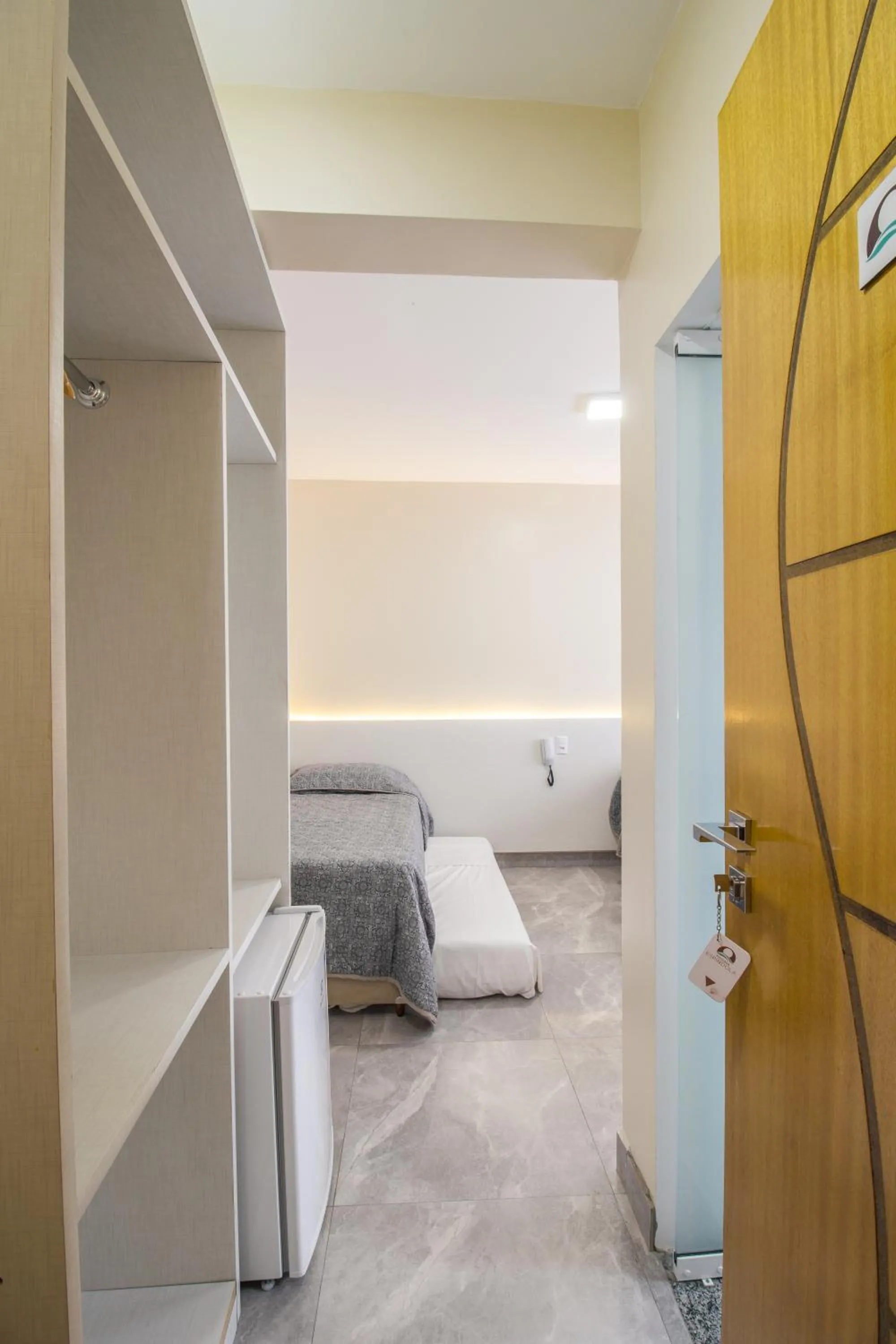 Bed in Pousada Espindola