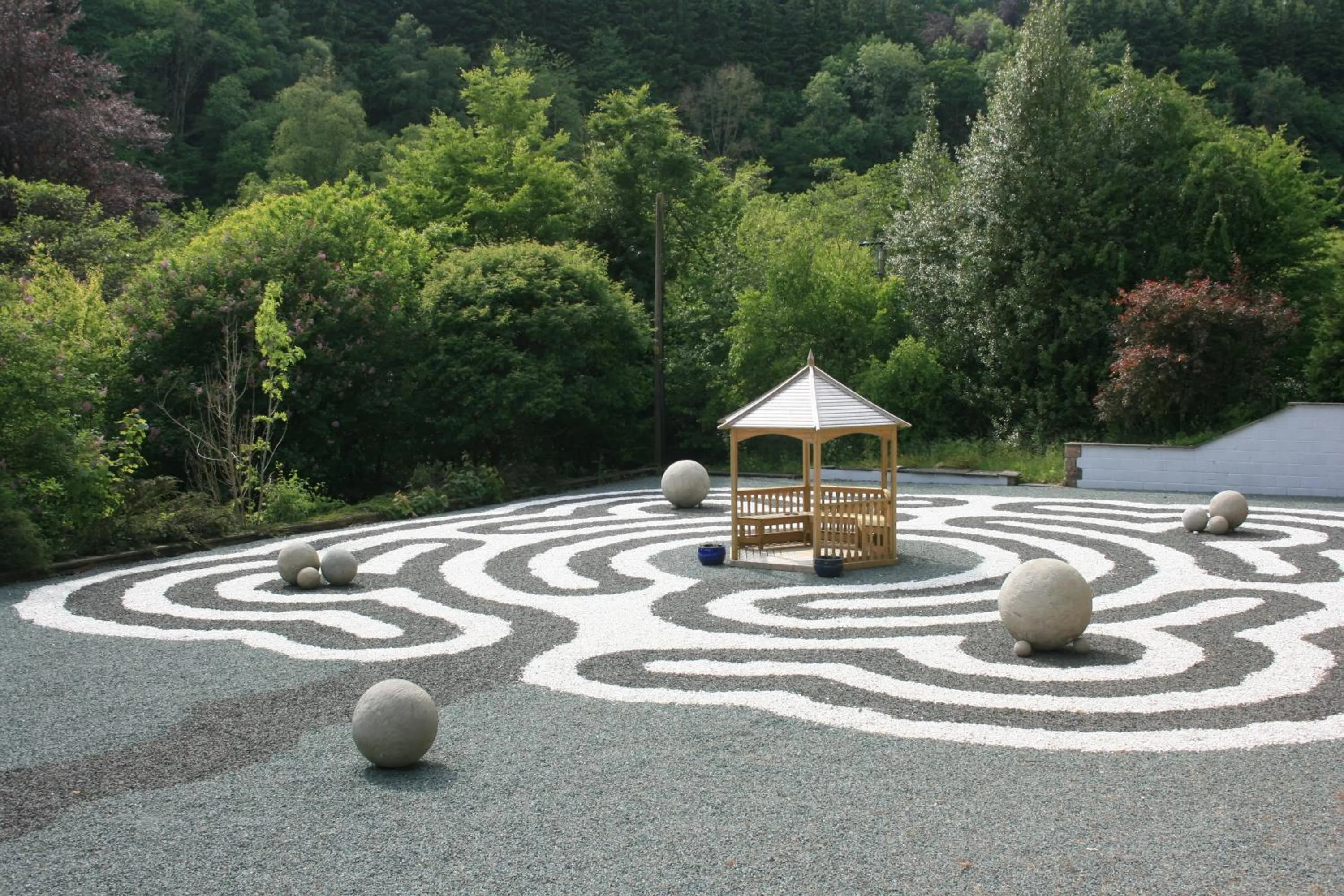 Garden in High Dalby House