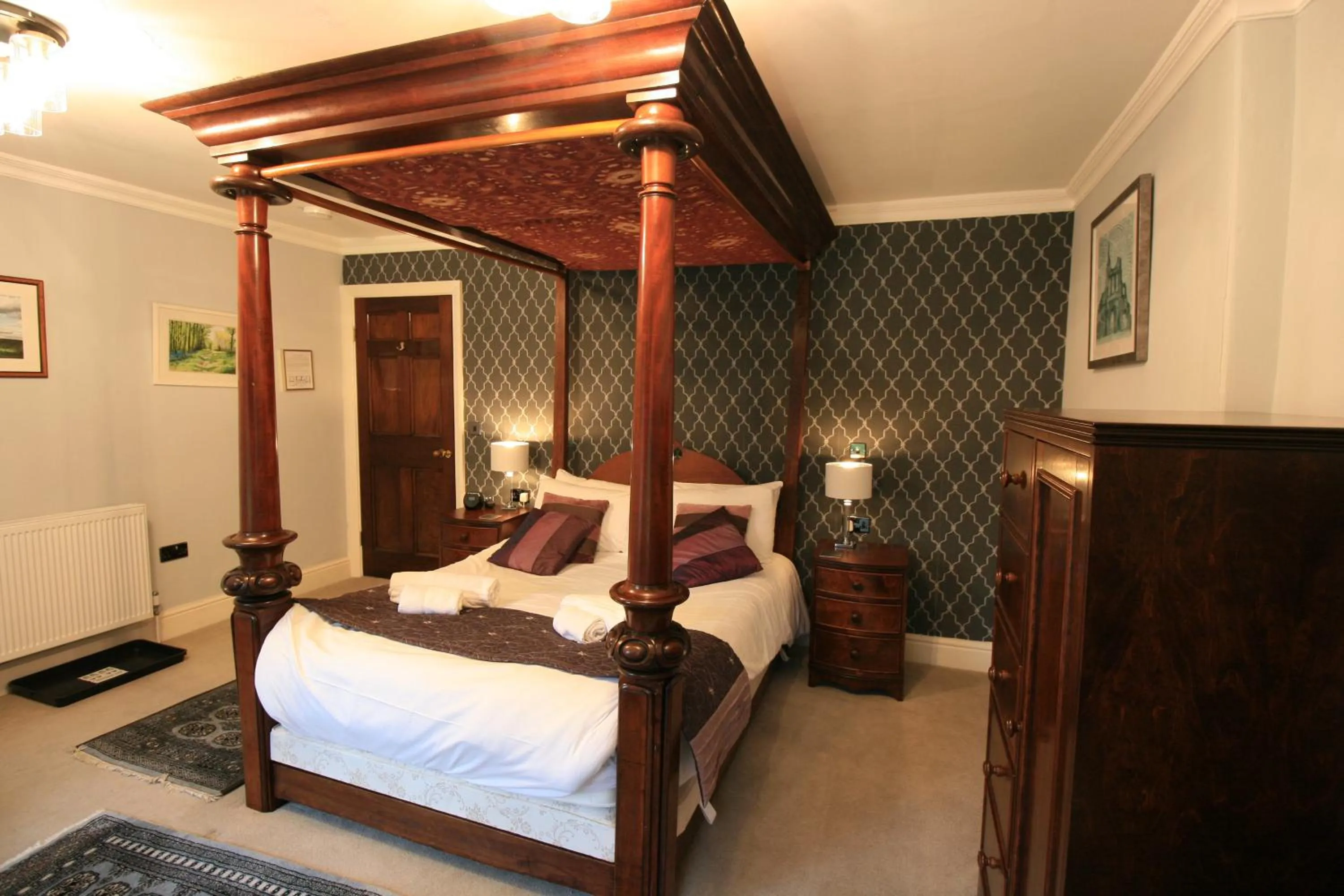 Bed in High Dalby House