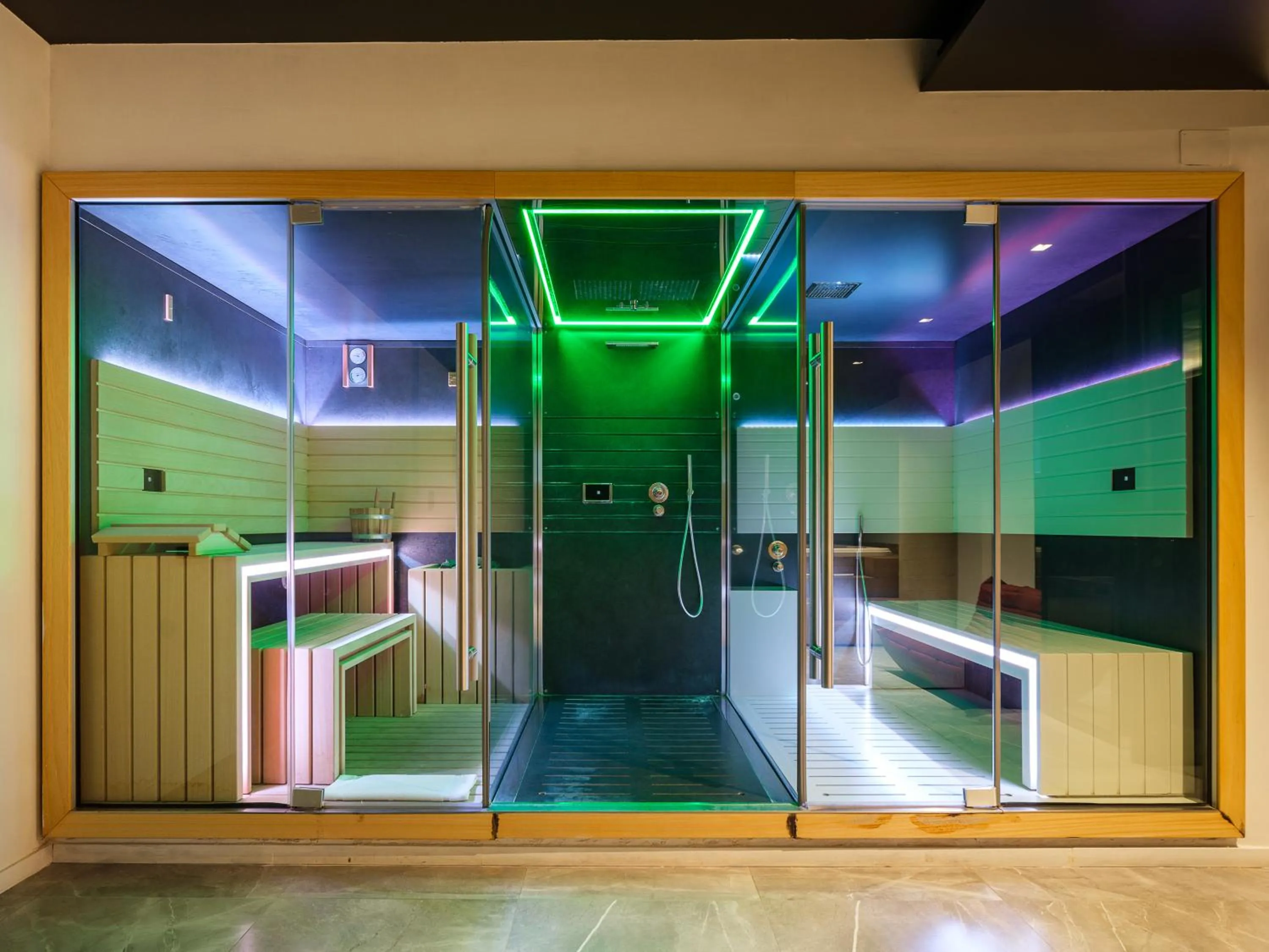 Sauna in Secret Garden Resort & Spa