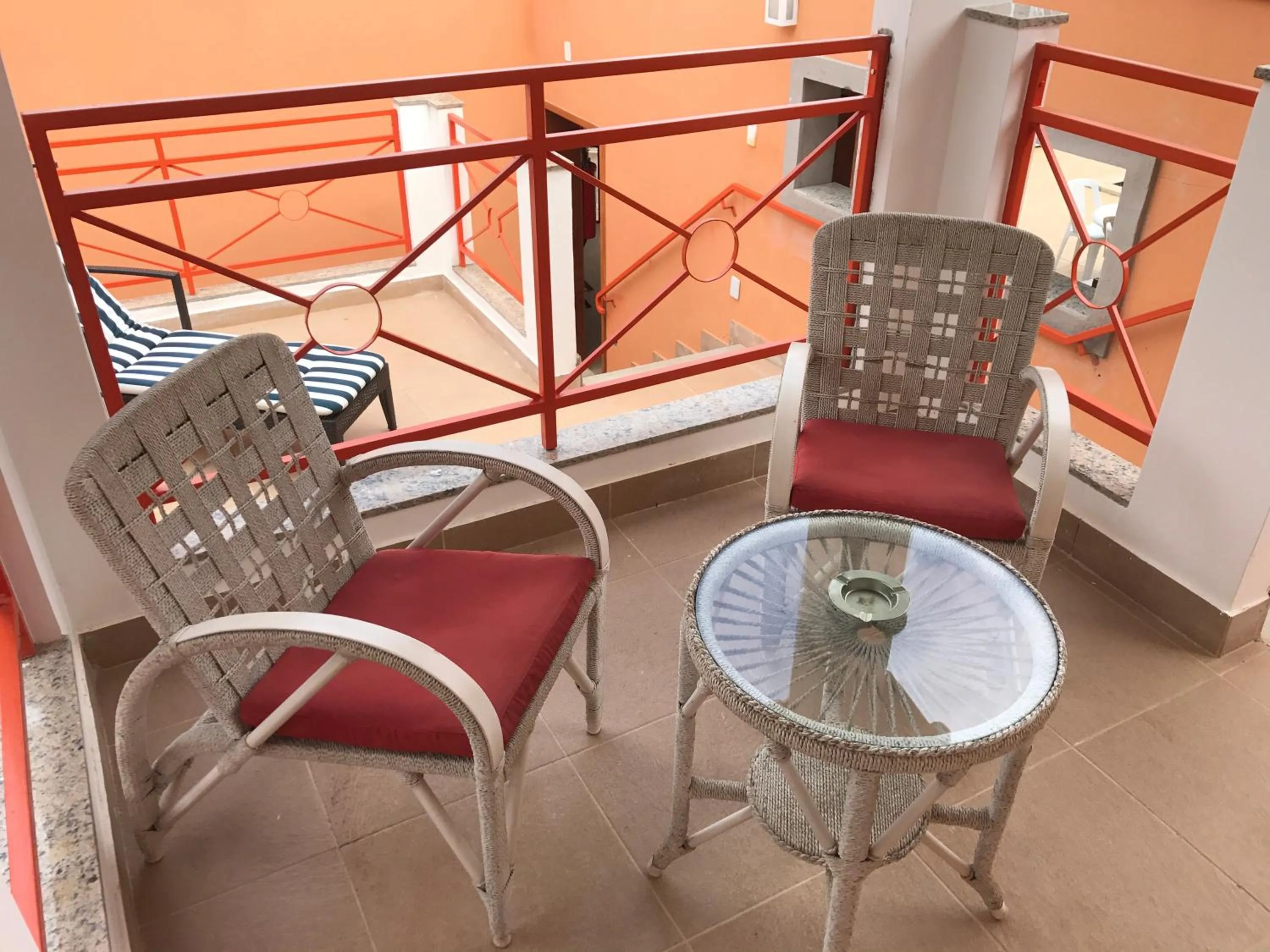 Seating area in Pousada Doce Vida Guarapari