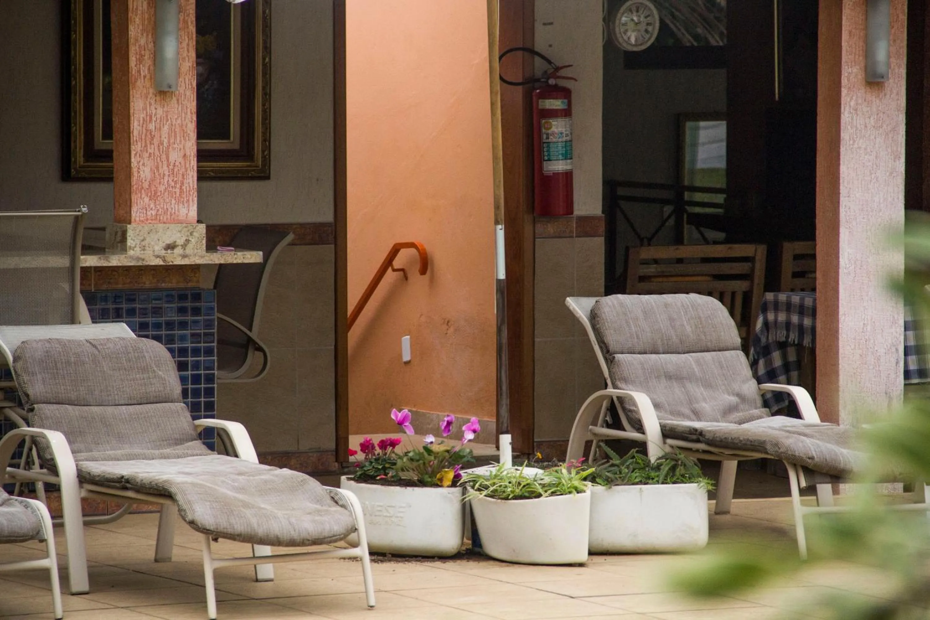 Seating area in Pousada Doce Vida Guarapari