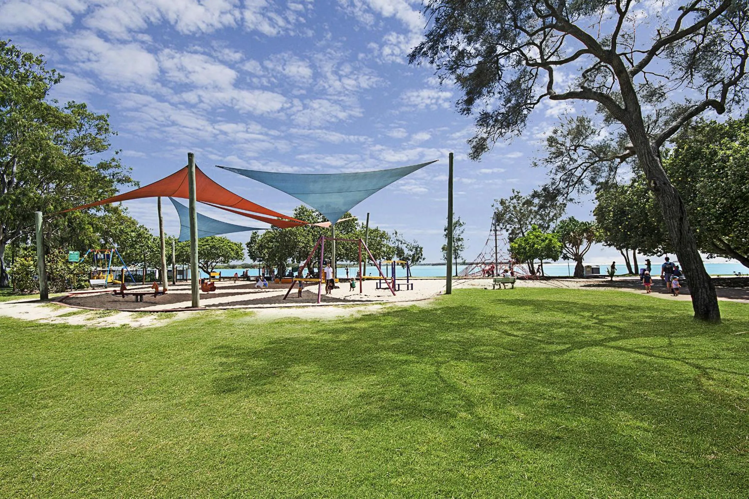 Children play ground in Space Holiday Apartments