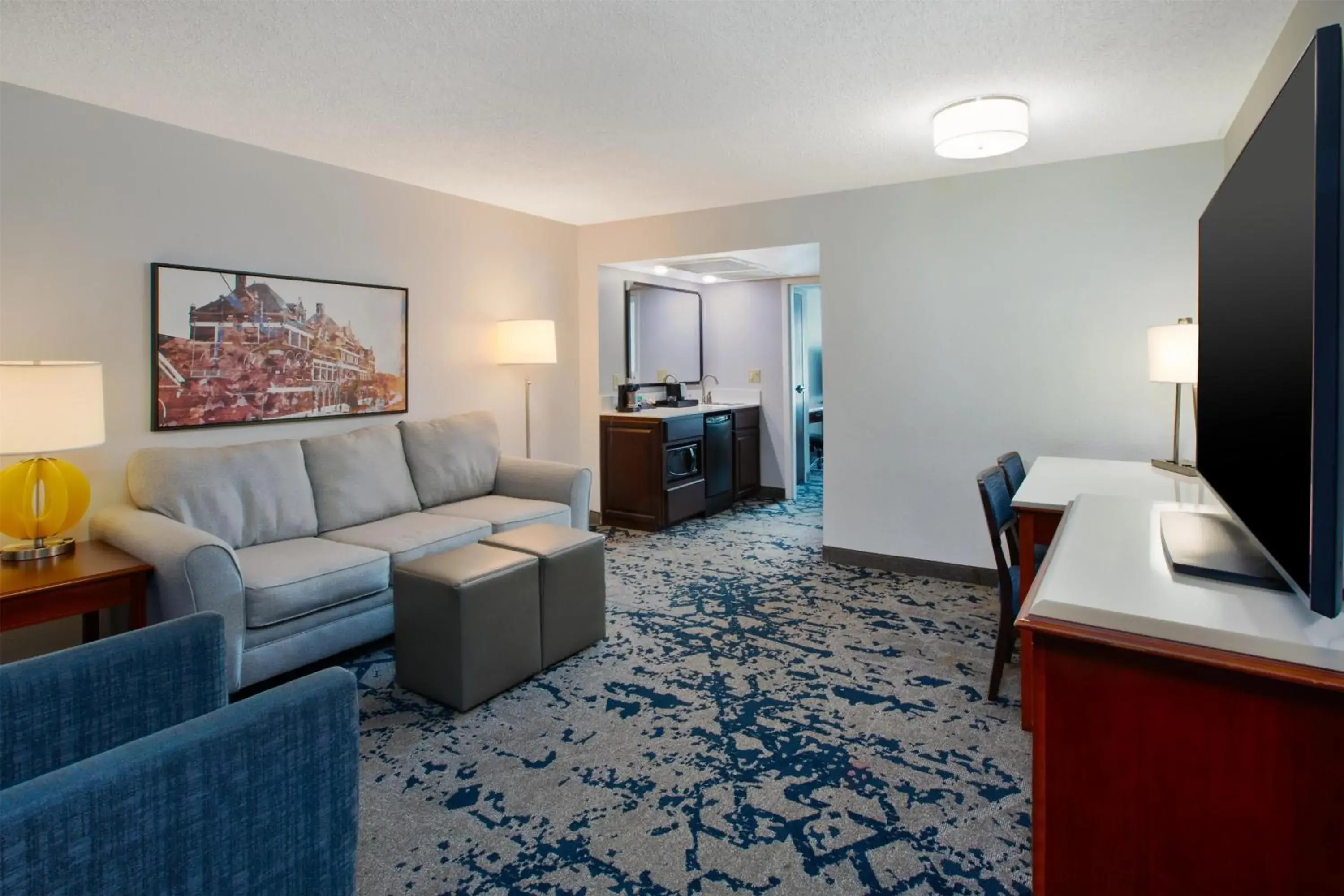 Suite with Two Double Beds - Non-Smoking in Embassy Suites Montgomery - Hotel & Conference Center Suite with Two Double Beds - Non-Smoking in Embassy Suites Montgomery - Hotel & Conference Center